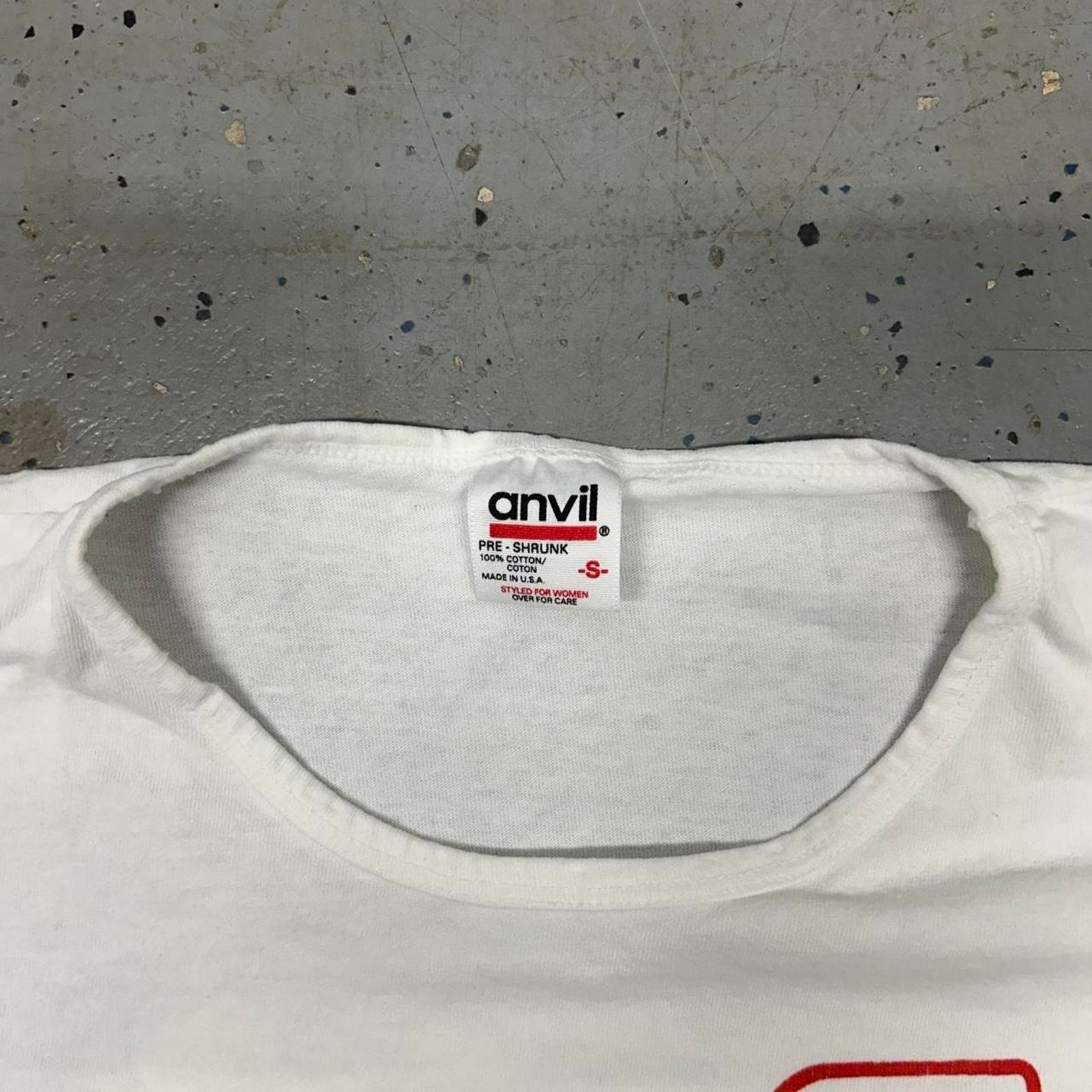 Anvil VTG 90s Rusty Wallace crop top Size S / US 4 / IT 40 - 2 Thumbnail