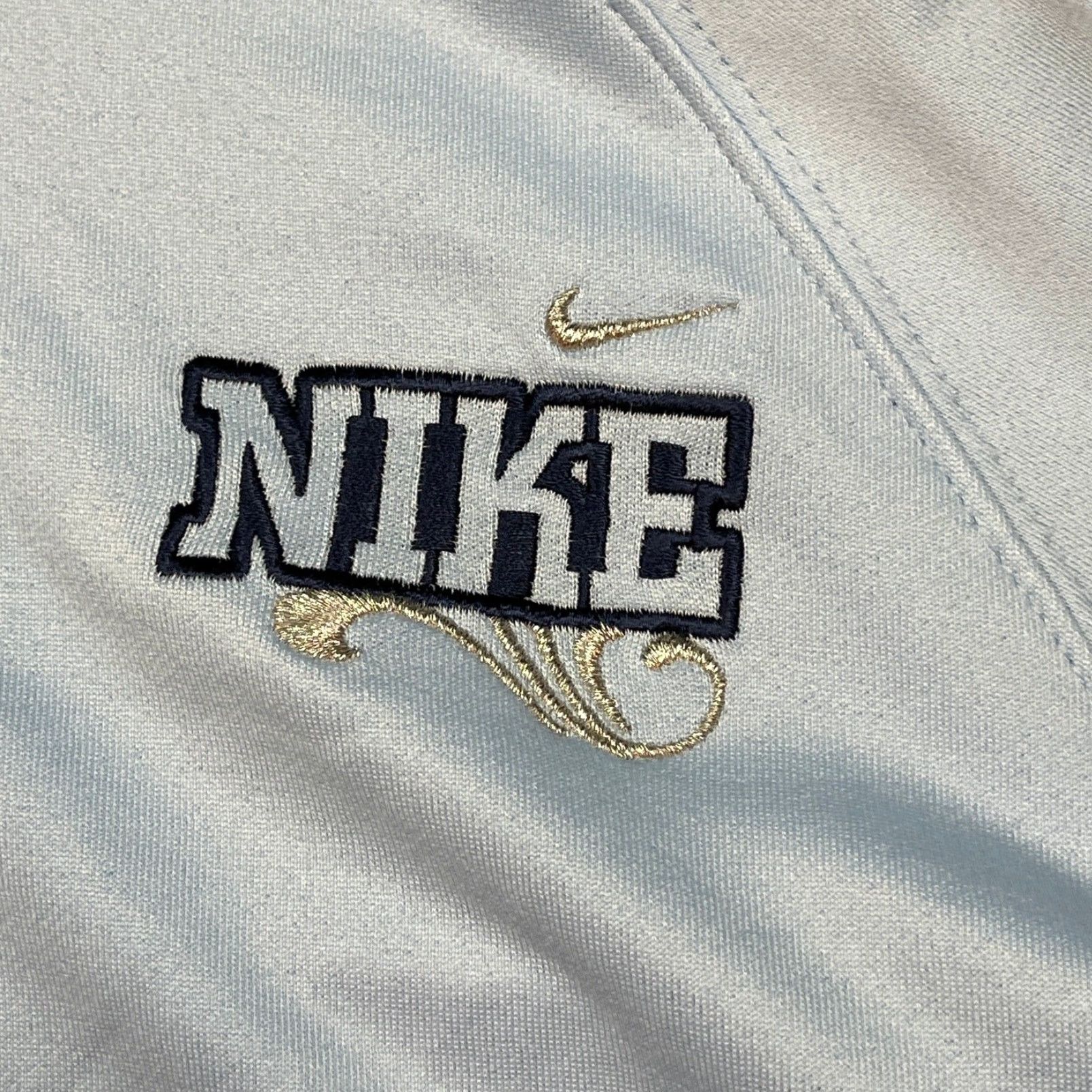 Nike Nike Dri Fit hoodie Jacket Womens LRG zip UP sweatshirt blue Nike Dri Fit athletic jacket Size L / US 10 / IT 46 - 6 Thumbnail