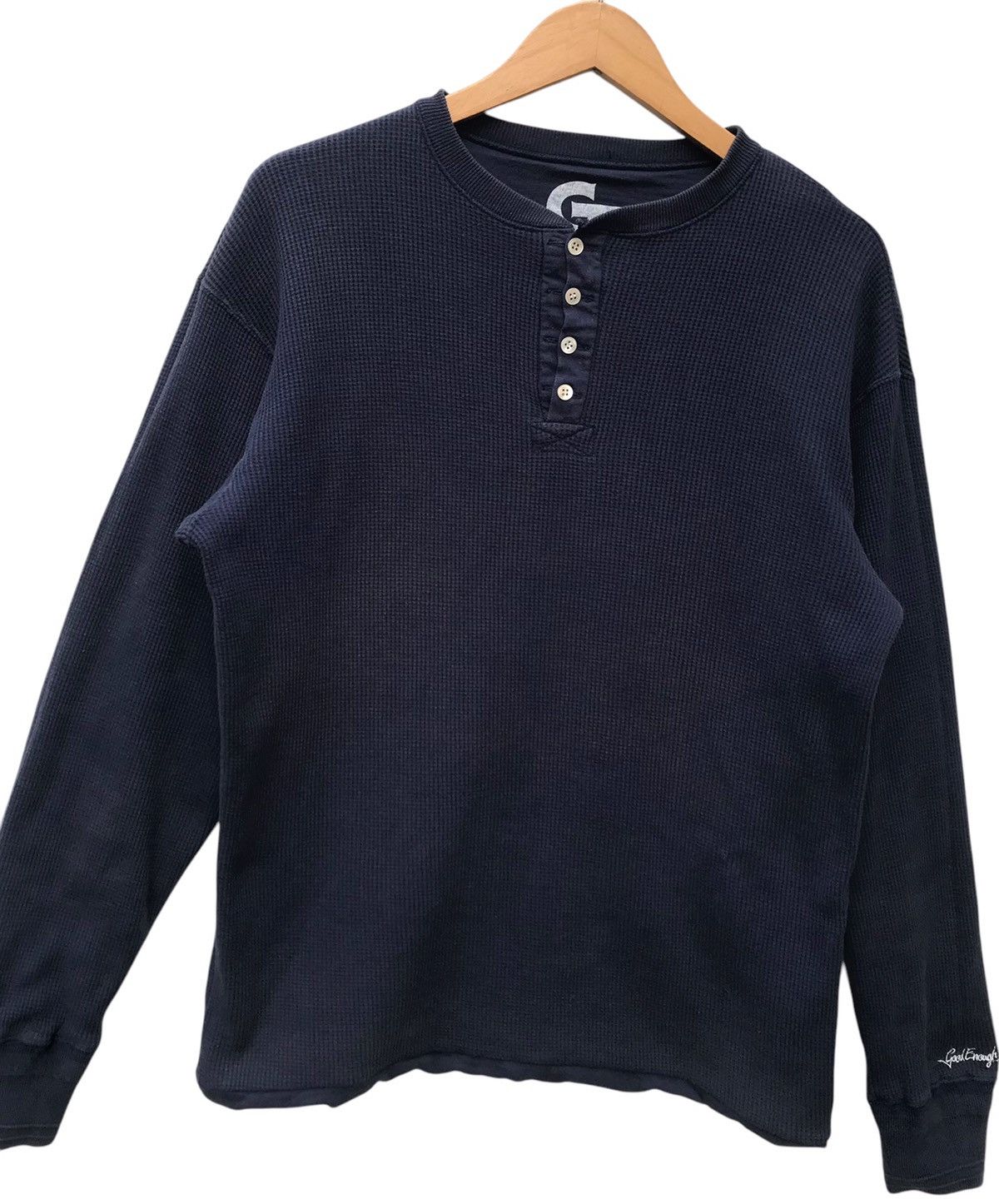 GOODENOUGH Vintage 90s Goodenough Riversible Longsleeve Faded Shirt Size US M / EU 48-50 / 2 - 9 Thumbnail