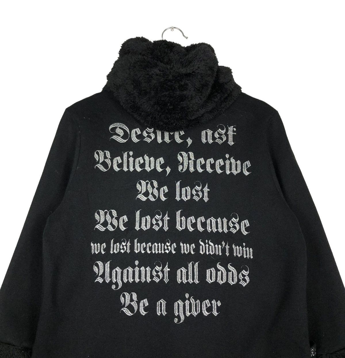 Hysteric Glamour 🔥JACKALL LONG JACKET MINK FUR FLEECE PUNK DESIGN BIG LOGO Size US M / EU 48-50 / 2 - 8 Thumbnail