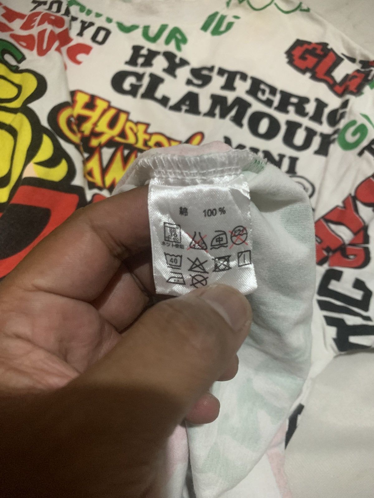 Hysteric Glamour Very Rare Aop Hysteric Glamour Logo Tee Shirt Size US M / EU 48-50 / 2 - 8 Thumbnail