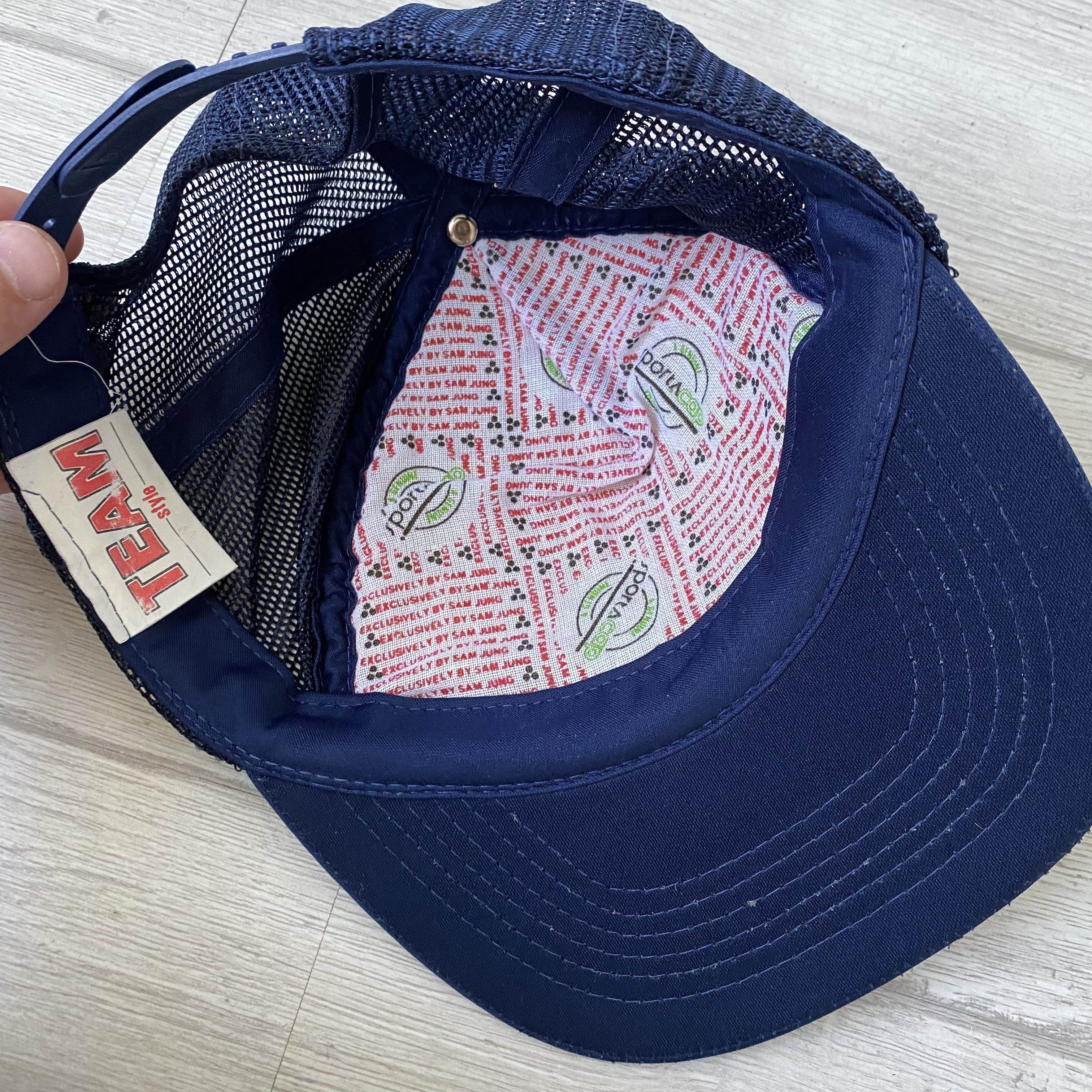 Mercedes-Benz Vintage 80s Wolksvagen Racing Trucker Hat Usa Dad hat Size ONE SIZE - 7 Thumbnail