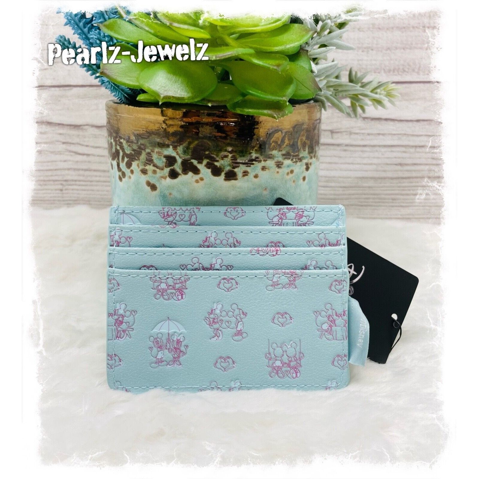 Disney Loungefly Mickey & Minnie Mouse Just Married Wedding Cardhol Size ONE SIZE - 2 Thumbnail