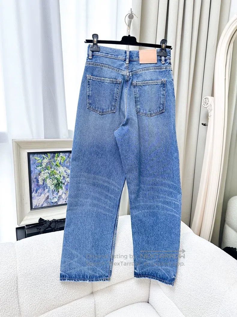 Acne Studios Acne Studios Blue Retro Wide Leg Jeans Size 26" / US 2 / IT 38 - 4 Thumbnail