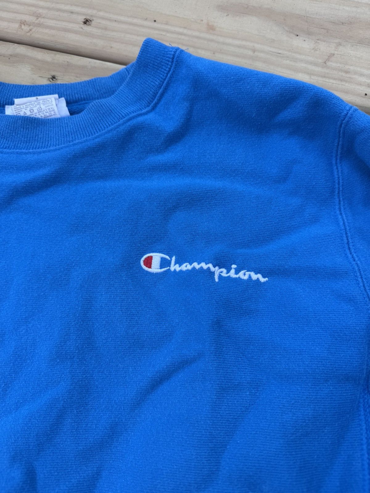 Champion Champion Light Blue Sweatshirt Size US S / EU 44-46 / 1 - 3 Thumbnail