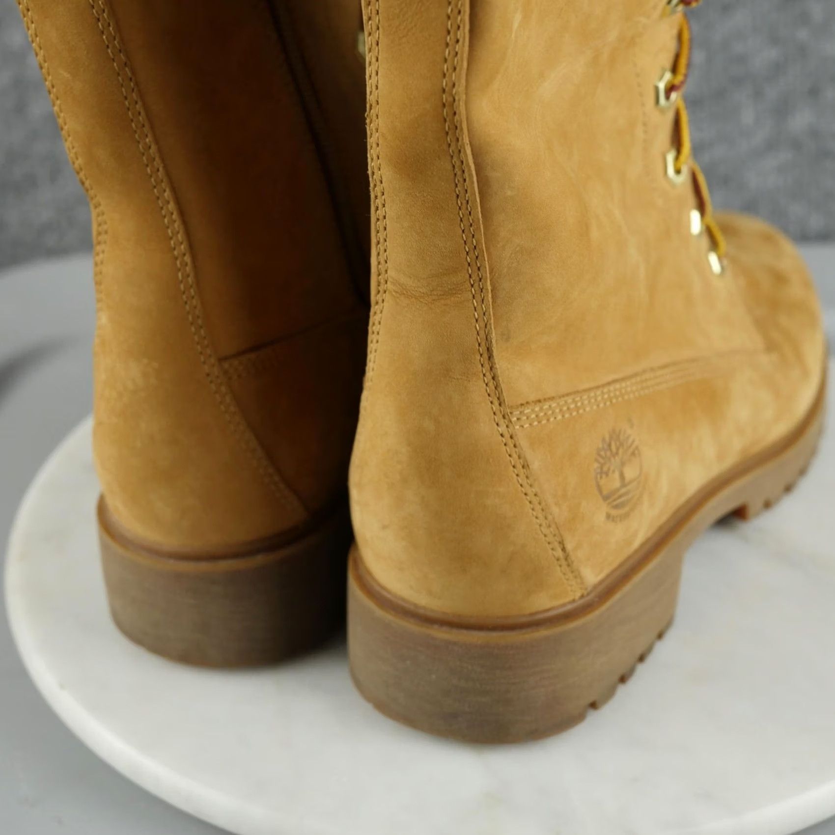 Timberland VINTAGE Timberland Boots Womens Size 7.5 Brown Knee High Lace Up 8633A Combat Outdoor Waterproof Nubuck Size US 8 / IT 38 - 7 Thumbnail