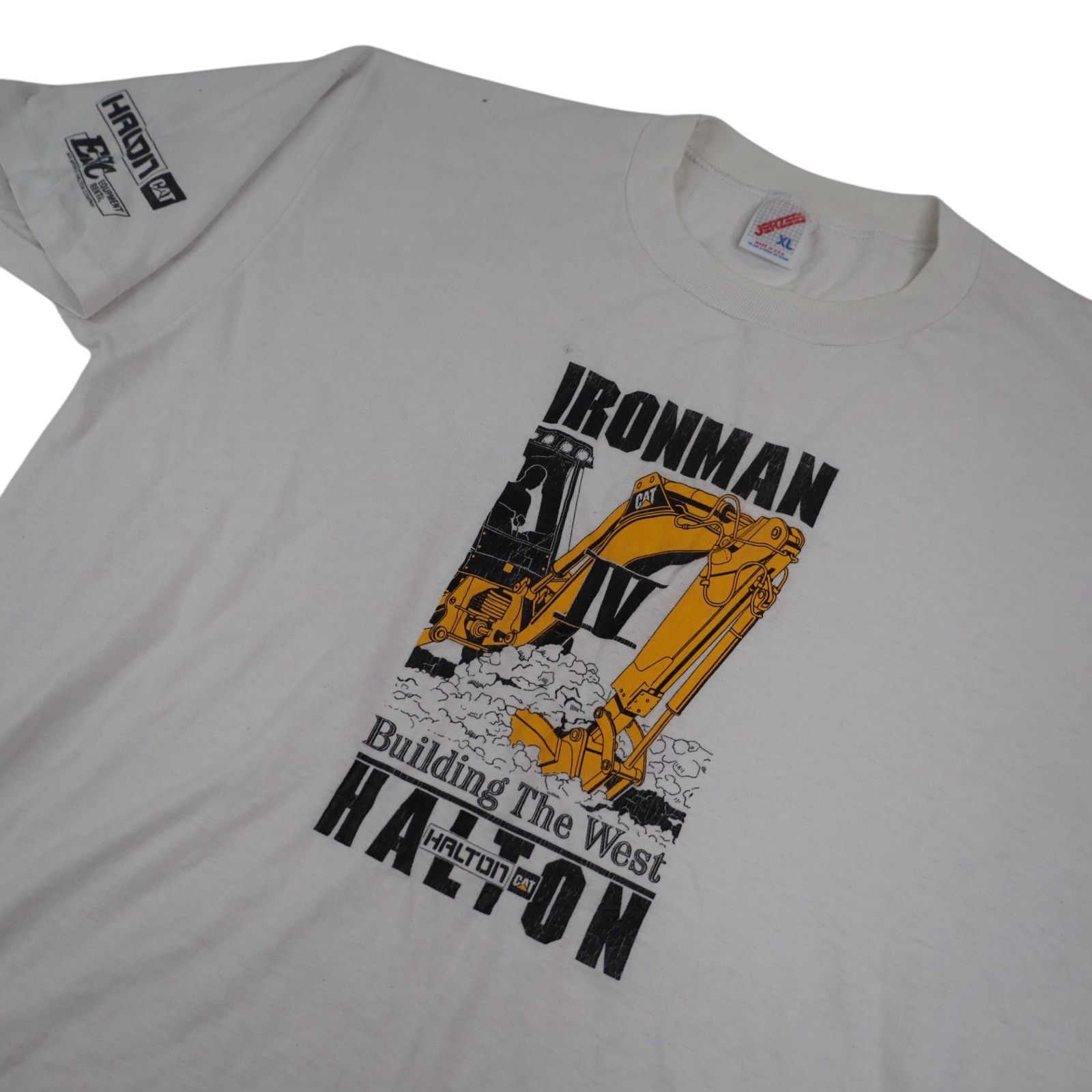 Vintage Vintage CAT Ironman Building The West Heavy Equipment T Size US XL / EU 56 / 4 - 4 Thumbnail