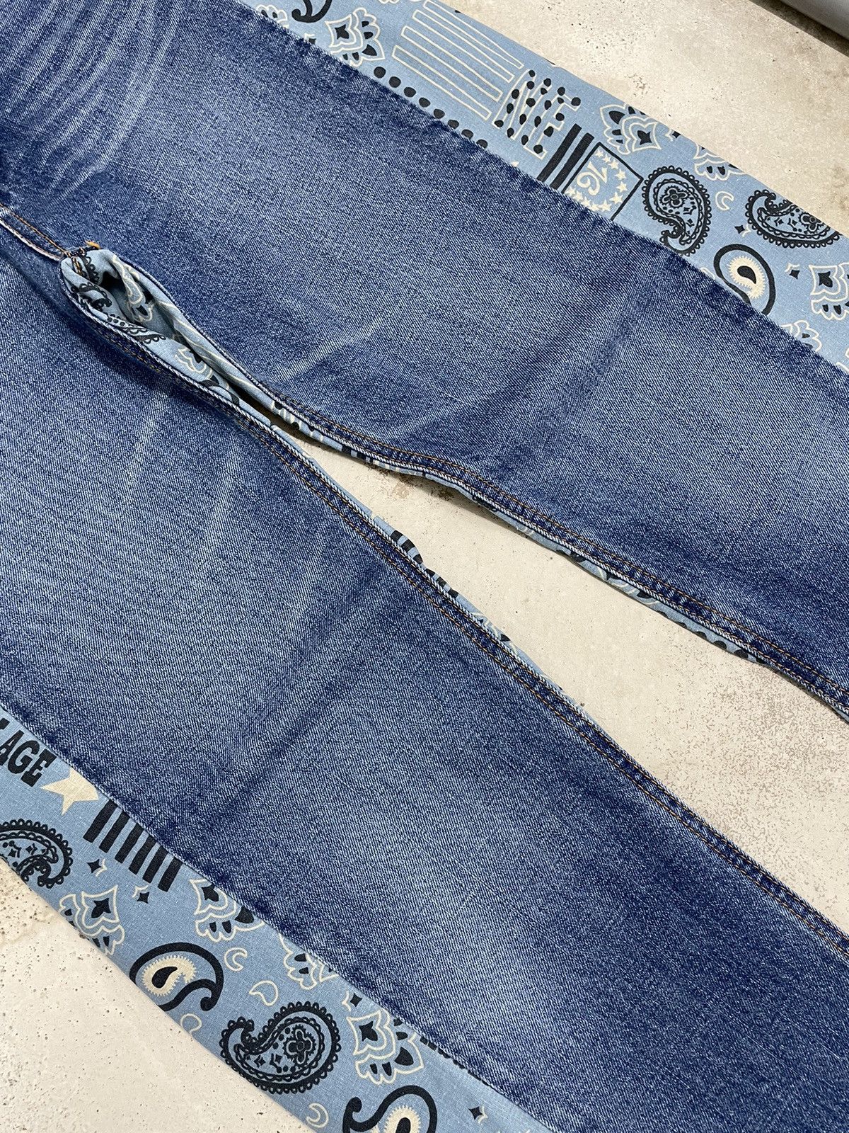 Other Rare Ne-Net by Issey Miyake Denim Pattern Size US 29 - 4 Thumbnail