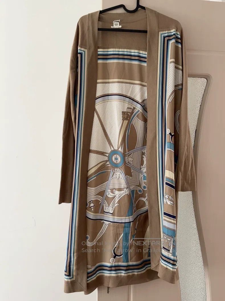 Hermes Hermes Silk long cardigan Size XS / US 0-2 / IT 36-38 - 2 Thumbnail
