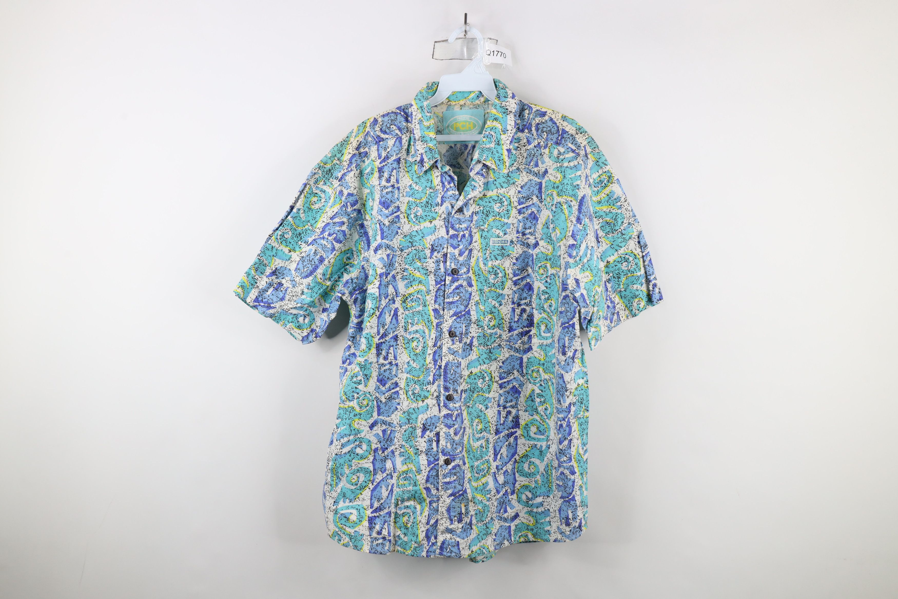 Vintage Vintage 90s Streetwear Surfing Hawaiian Button Shirt Size US L / EU 52-54 / 3 - 1 Thumbnail