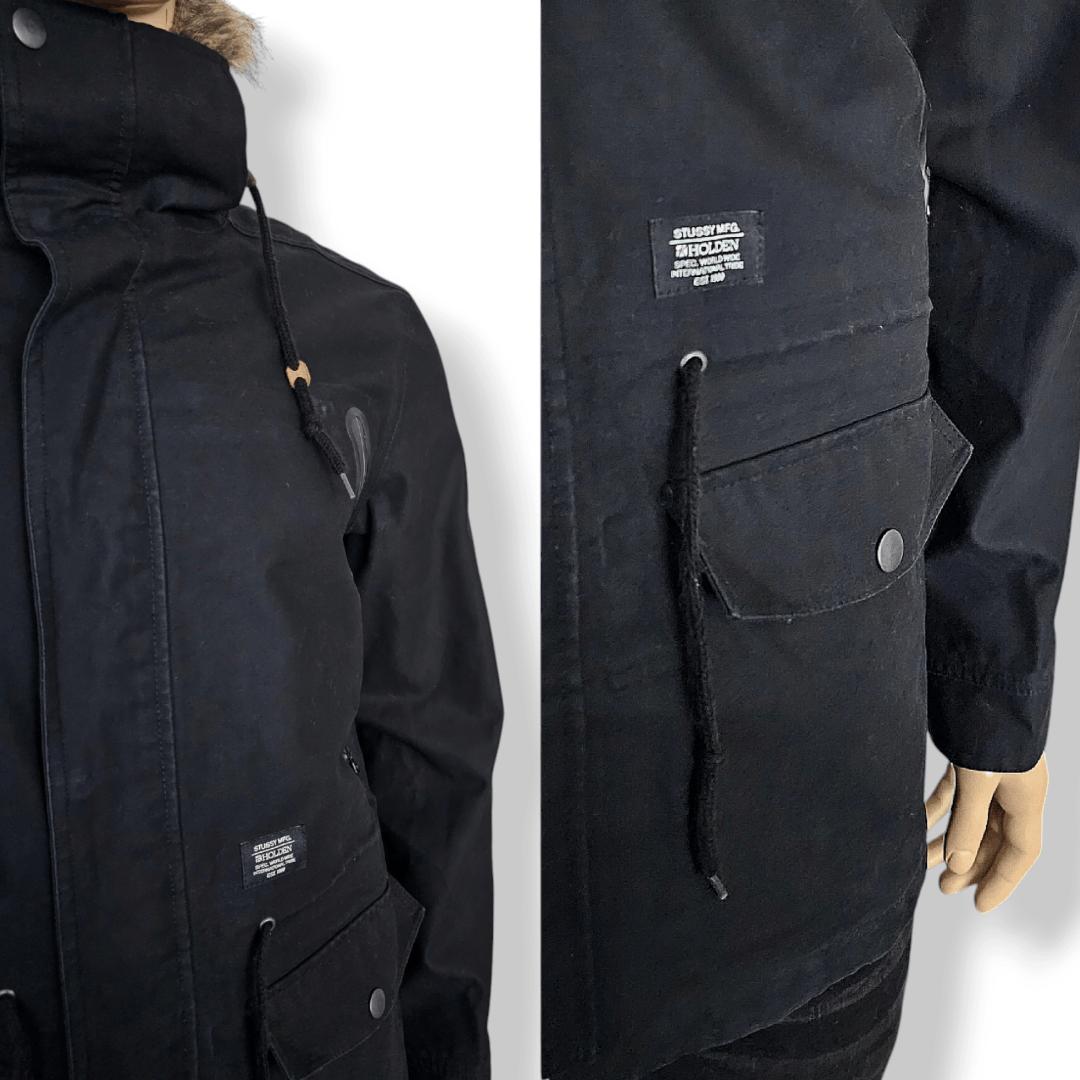 Holden Outerwear × Stussy Stussy X Holden 2012 Collab Black Hooded Ski/Snowboard Parka Size US M / EU 48-50 / 2 - 3 Thumbnail