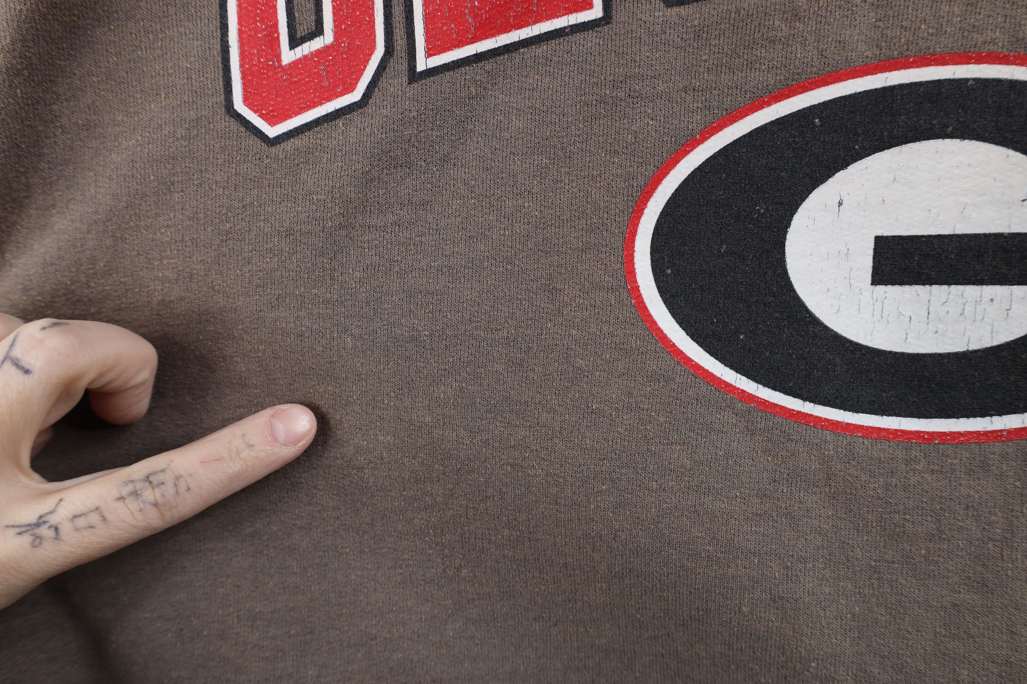 Vintage Vintage 90s Spell University of Georgia Hoodie Sweatshirt Size US XXL / EU 58 / 5 - 5 Thumbnail