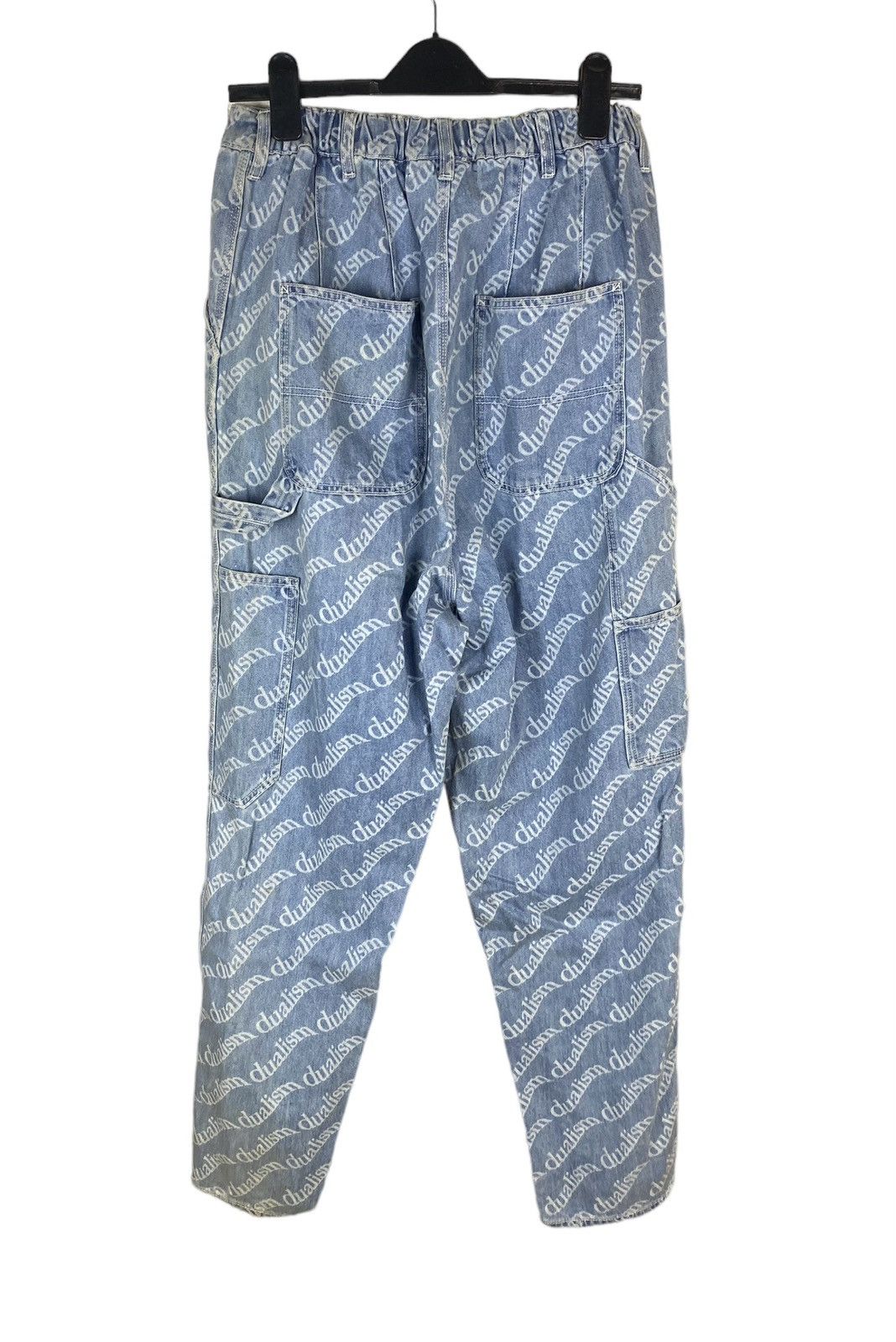 Japanese Brand AW2020 Dualism Fullprint Strechable Waist Carpenter Denim Size US 36 / EU 52 - 4 Thumbnail