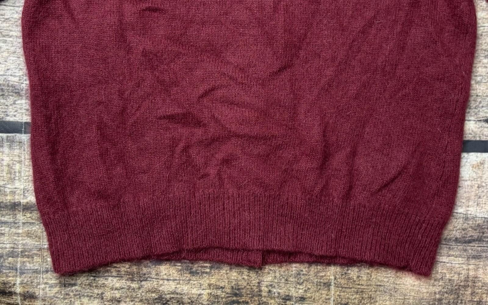 Other Marina Luna Cardigan Sweater Women's Medium Angora Lambswool Size M / US 6-8 / IT 42-44 - 8 Thumbnail