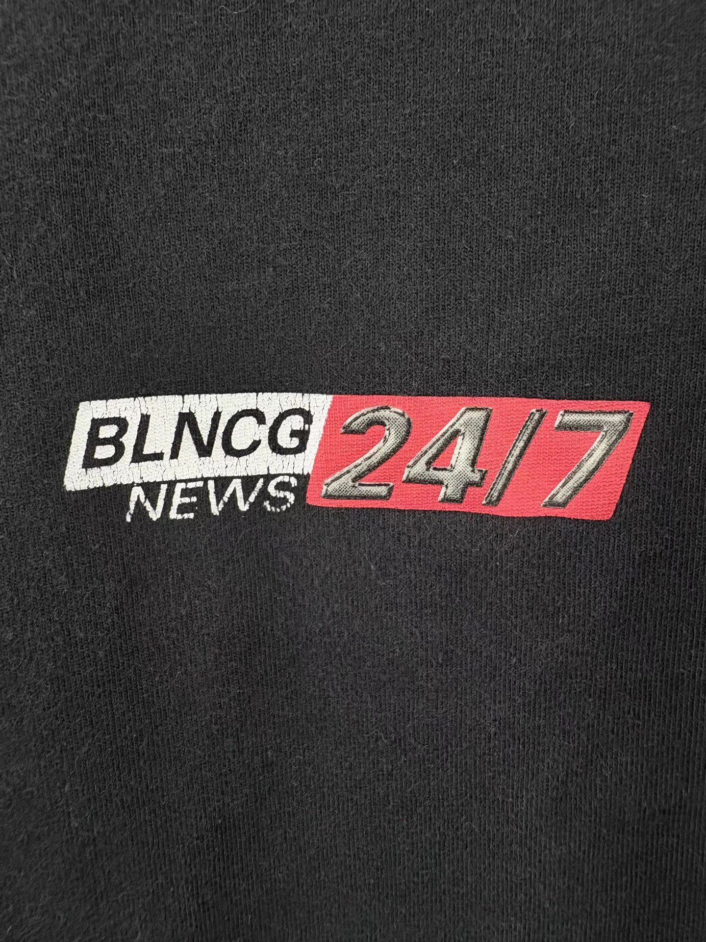 Balenciaga BALENCIAGA 24/7 Print Short Sleeve Size US S / EU 44-46 / 1 - 3 Thumbnail