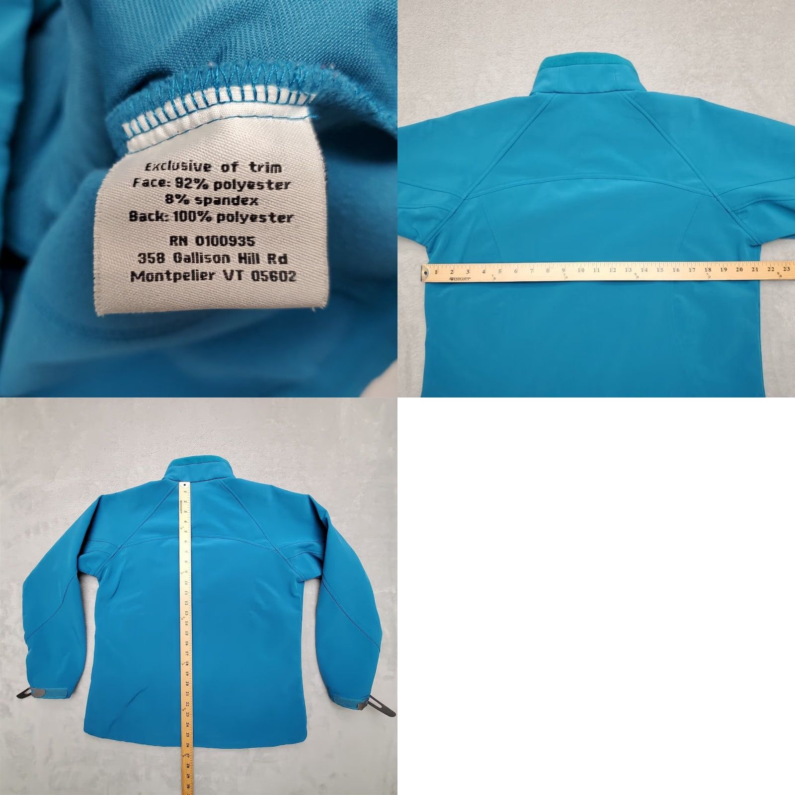 Black Diamond VINTAGE Black Diamond Jacket Women L Teal Softshell Full Zip Outdoors Gorp Size L / US 10 / IT 46 - 8 Thumbnail