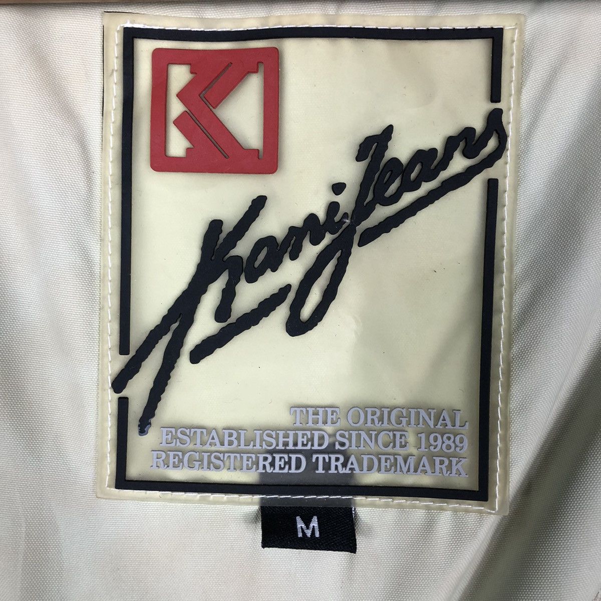 Japanese Brand 📌Vintage Zipper Biker Jacket Karl Kani Jeans Big Logo Size US M / EU 48-50 / 2 - 20 Thumbnail