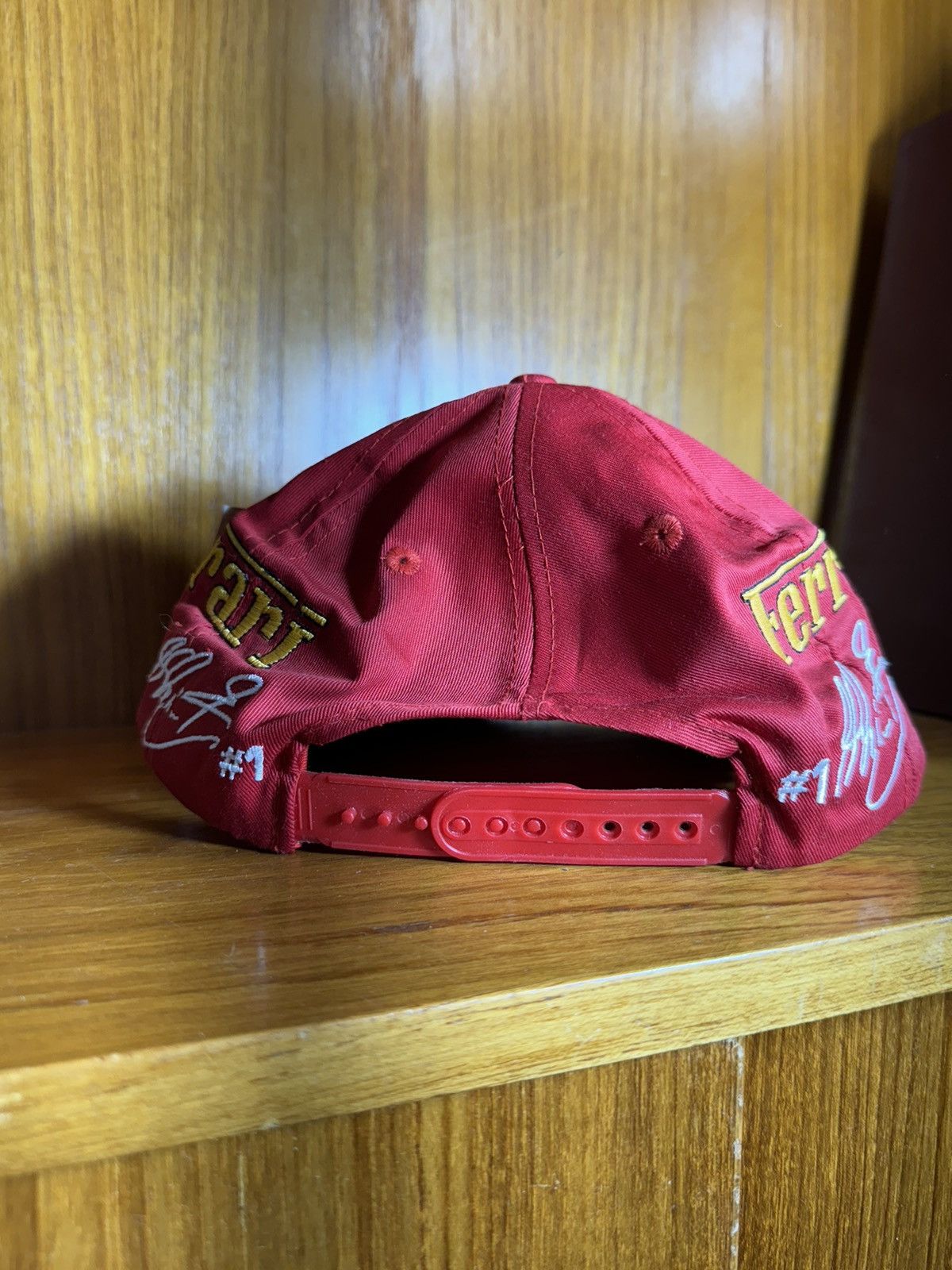 Vintage Vintage Ferrari Dekra Schumacher Hat Size ONE SIZE - 2 Thumbnail