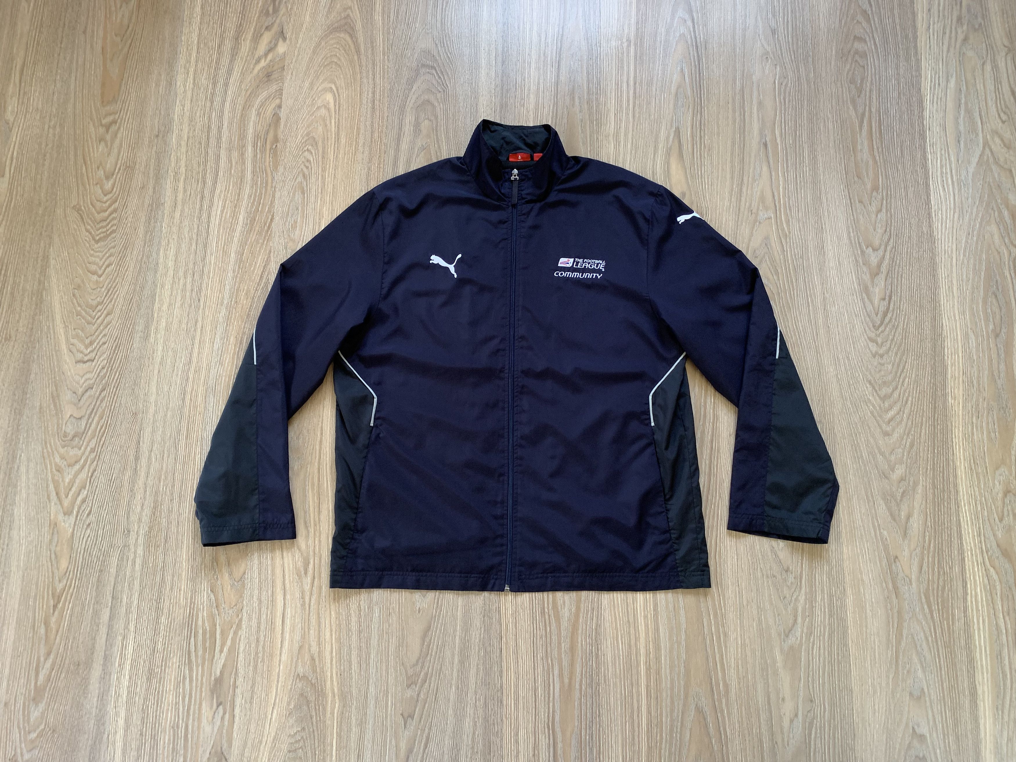 Puma × Vintage Vintage Puma The Football League Community Track Jacket Size US L / EU 52-54 / 3 - 1 Thumbnail