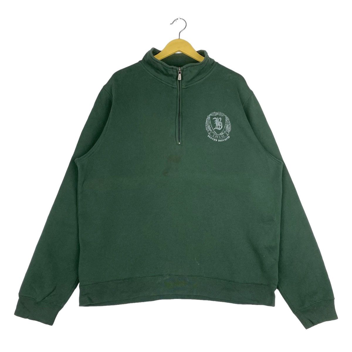 Brooks Brothers Brooks Brothers Sweatshirt Half Zip Pullover Jumper Size US L / EU 52-54 / 3 - 1 Thumbnail
