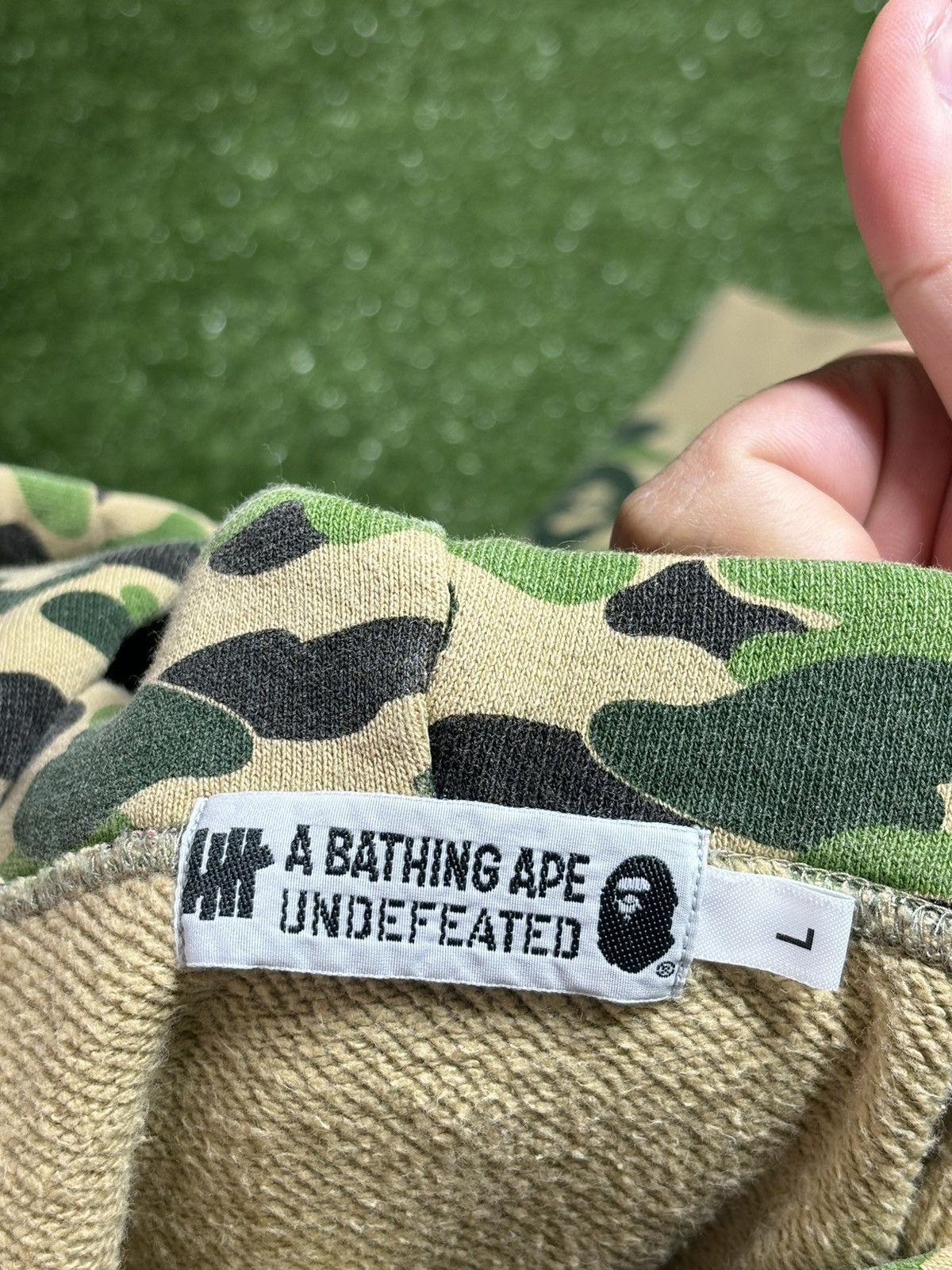 Bape Bape x undefeated camo hoodie Size US L / EU 52-54 / 3 - 8 Thumbnail