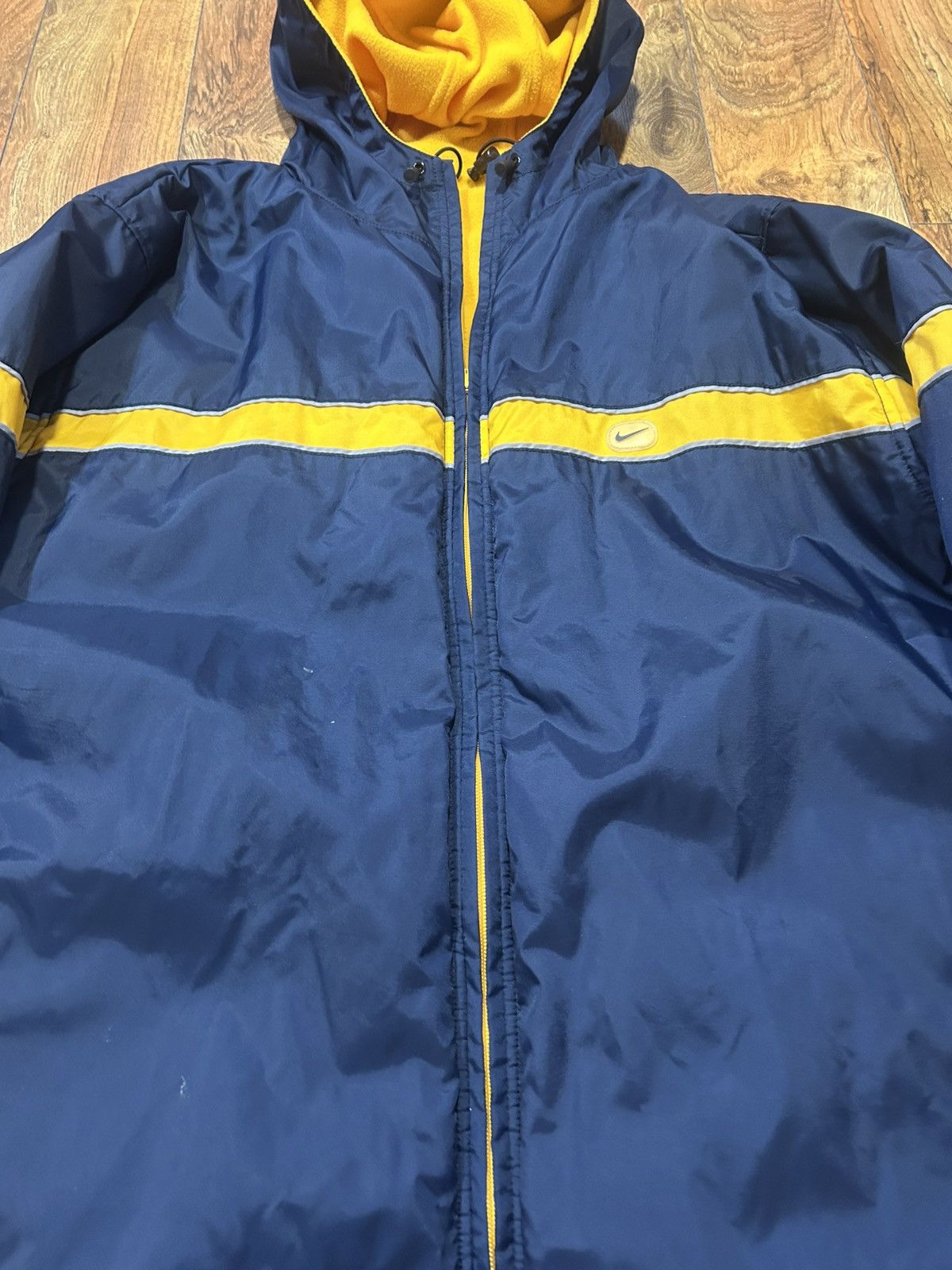 Nike Vintage Y2K Nike Reversible Jacket Blue / Yellow Size US XL / EU 56 / 4 - 8 Thumbnail