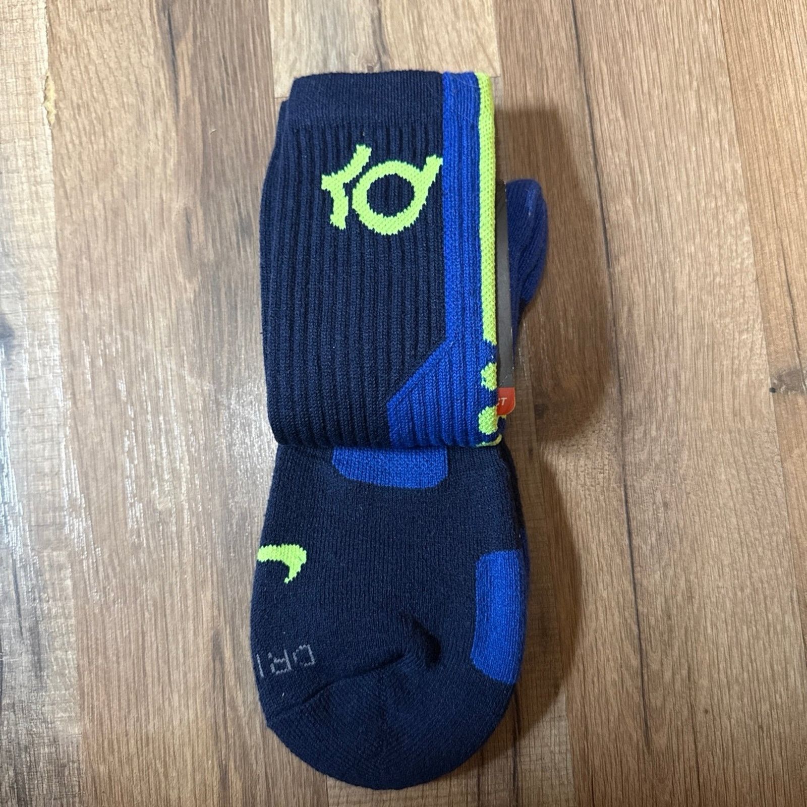Nike 2012 Nike KD Elite Cushioned Basketball Dri-Fit Crew Socks Size ONE SIZE - 3 Thumbnail