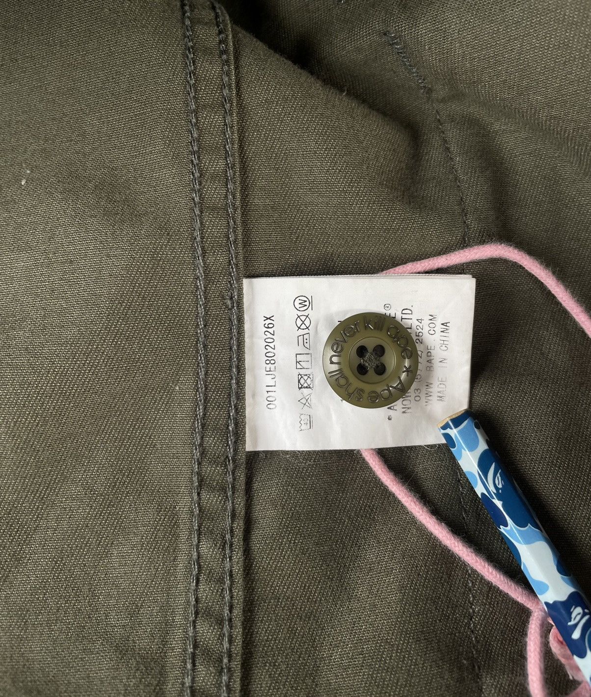 Bape Bape Military Shark Parachute Jacket Size US XL / EU 56 / 4 - 17 Thumbnail