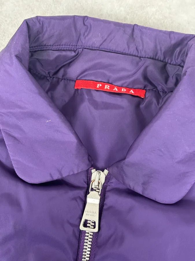 Prada AW2008 Prada Purple Nylon Light Jacket Size S / US 4 / IT 40 - 8 Thumbnail