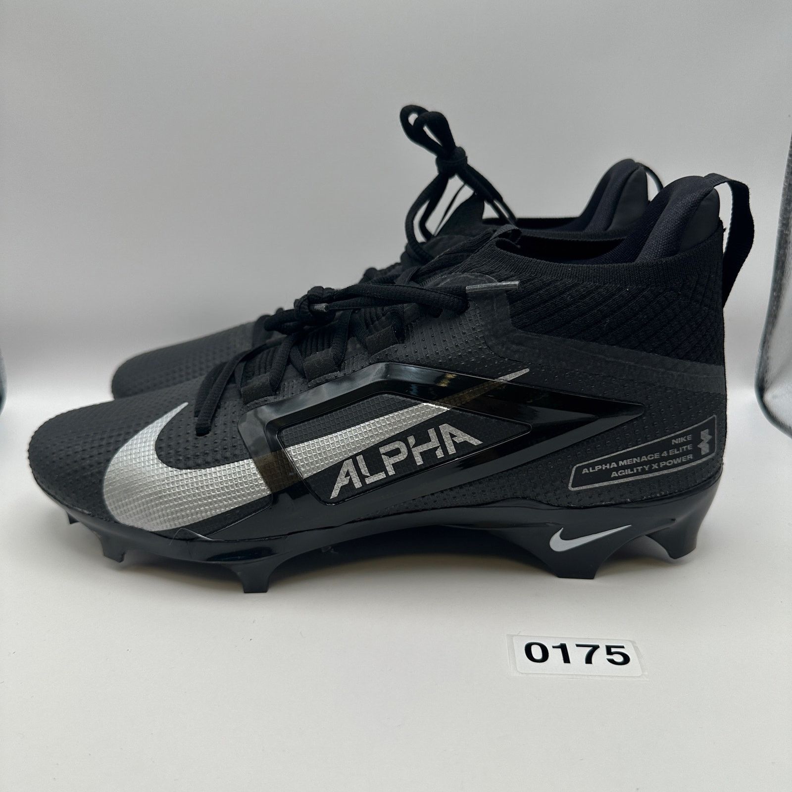 Nike NIKE Men's 10.5 Alpha Elite 4 Menace Football Cleats Size US 10.5 / EU 43-44 - 3 Thumbnail