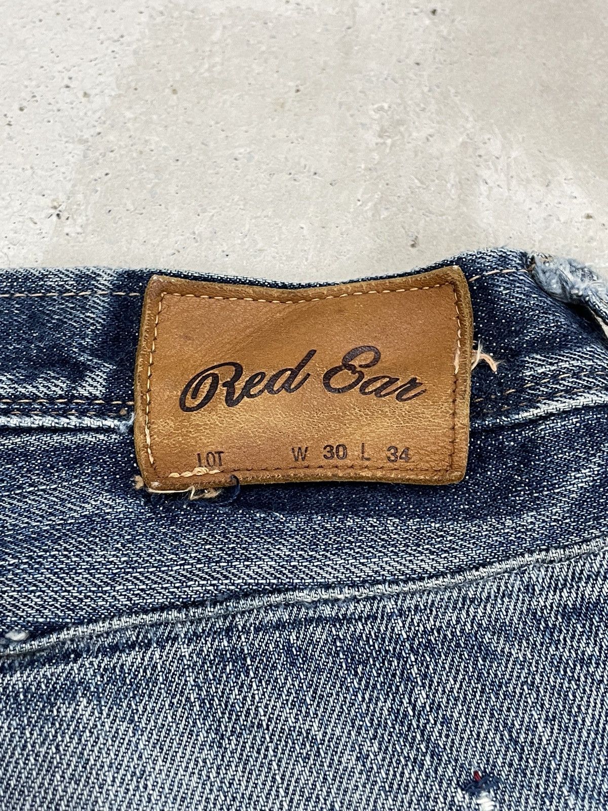 Paul Smith × Paul Smith Red Ear Paul Smith Red Ear Selvedge Distressed Denim Pants (A10) Size US 31 - 23 Thumbnail