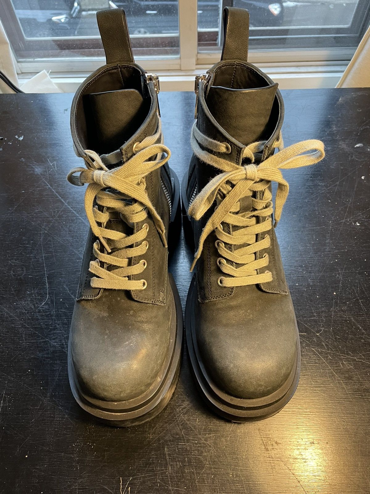 Rick Owens Rick Owen’s Bogun Army Boots Size US 9 / EU 42 - 4 Thumbnail