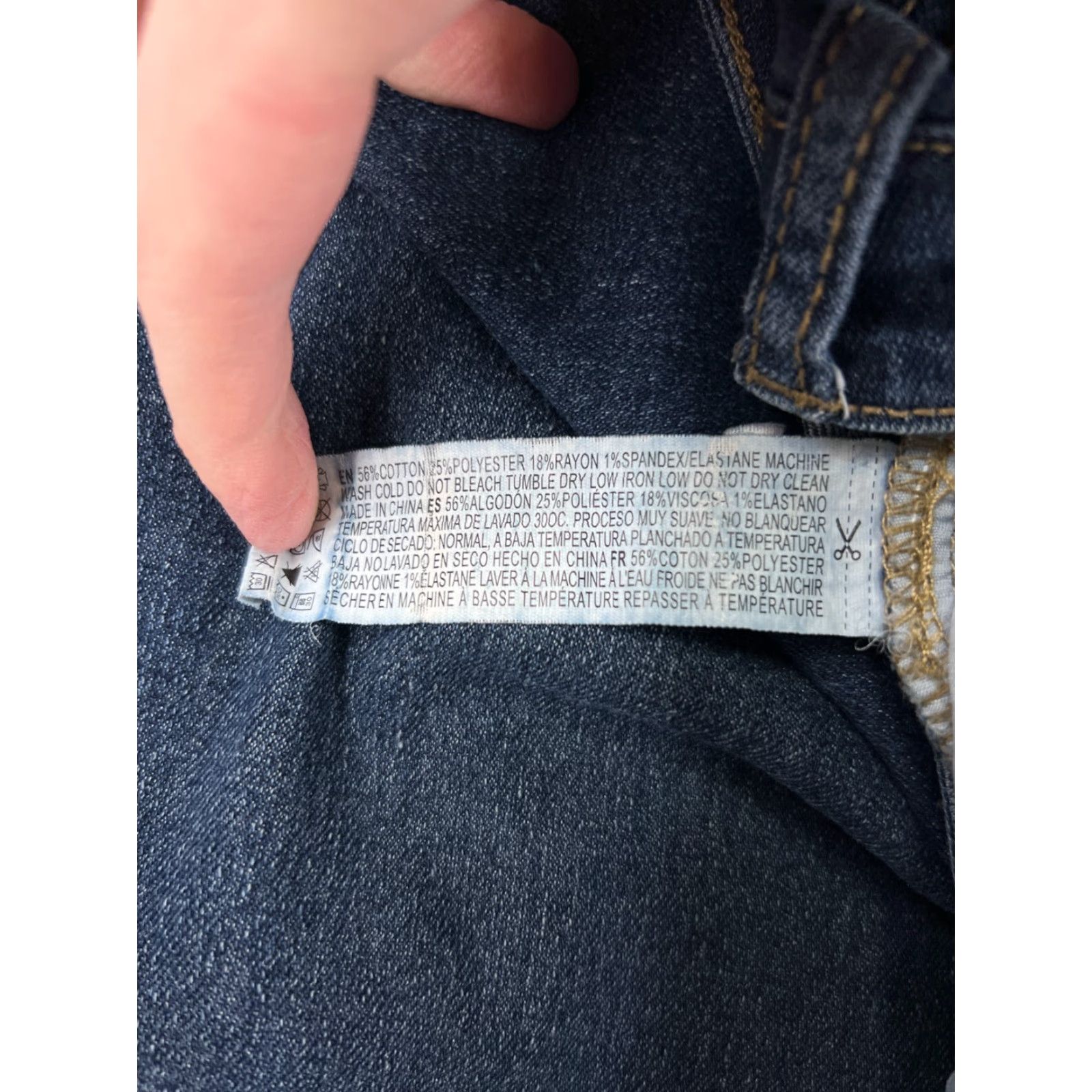 Forever 21 FOREVER 21 Denim Jeans - Blue Dark Wash - Women’s Skinny Fit 30 Inseam 27" Zip Fly 5-Pocket Cotton Blend Size 30" / US 8 / IT 44 - 4 Thumbnail