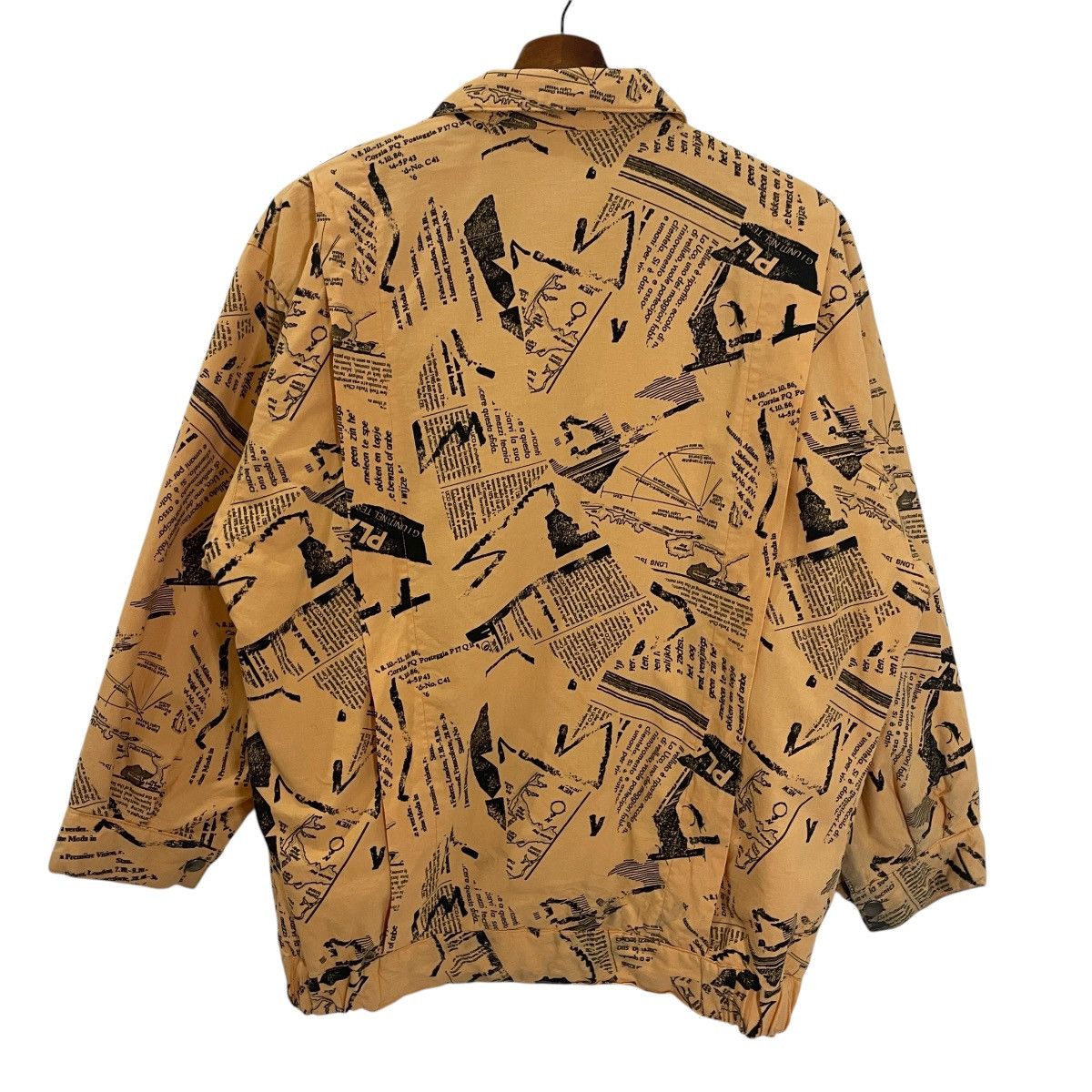 RENOWN Vintage Simple Life By Renown Newspaper Motive Jacket Size US M / EU 48-50 / 2 - 7 Thumbnail
