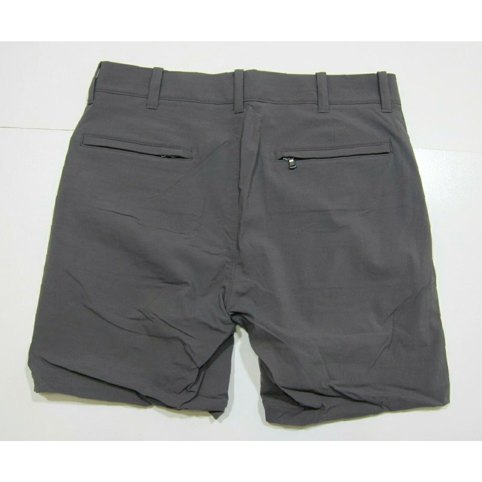 J.Crew J.Crew Grey Nylon Stretch Comfort Casual Travel Hike Chino Shorts Women 28 Zip Pockets Gray 90s? Size 28" / US 6 / IT 42 - 2 Thumbnail