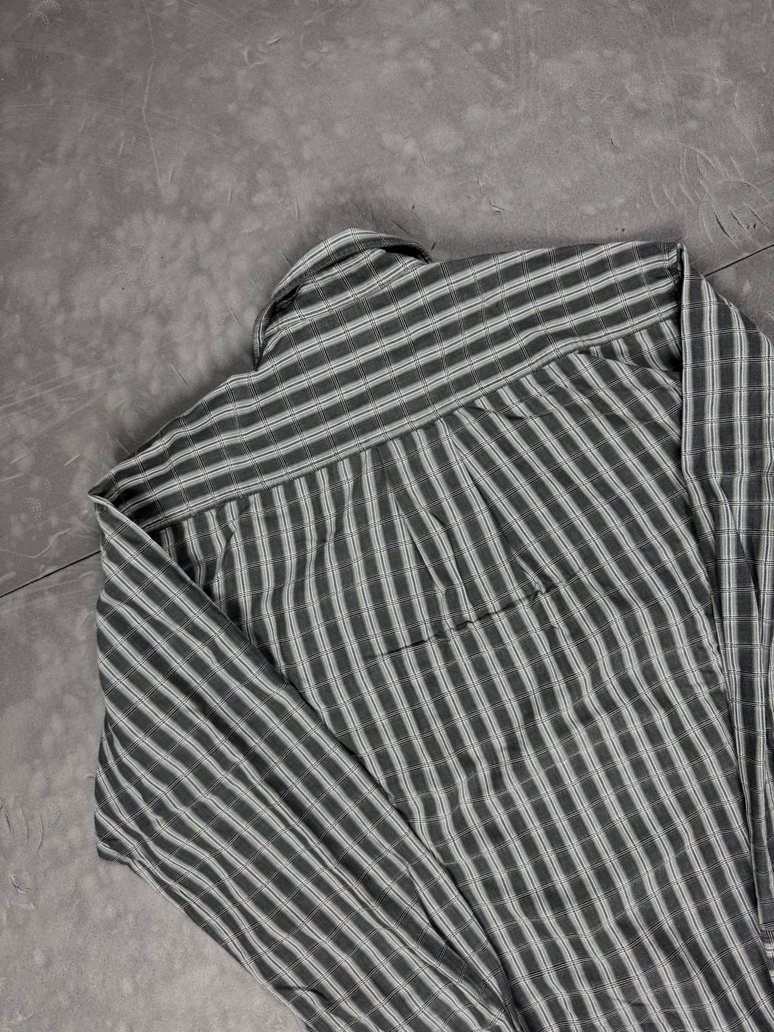 Camel × Vintage Vintage oversize striped shirt 90s 80s y2k boxy retro Size US L / EU 52-54 / 3 - 9 Thumbnail