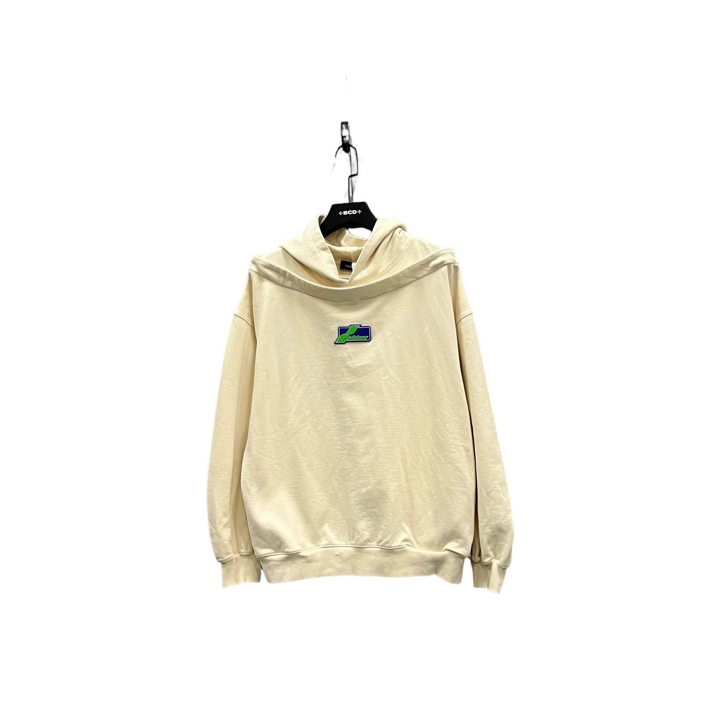 WE11DONE We11done Beige Logo Hoodie Size S Size US S / EU 44-46 / 1 - 1 Thumbnail