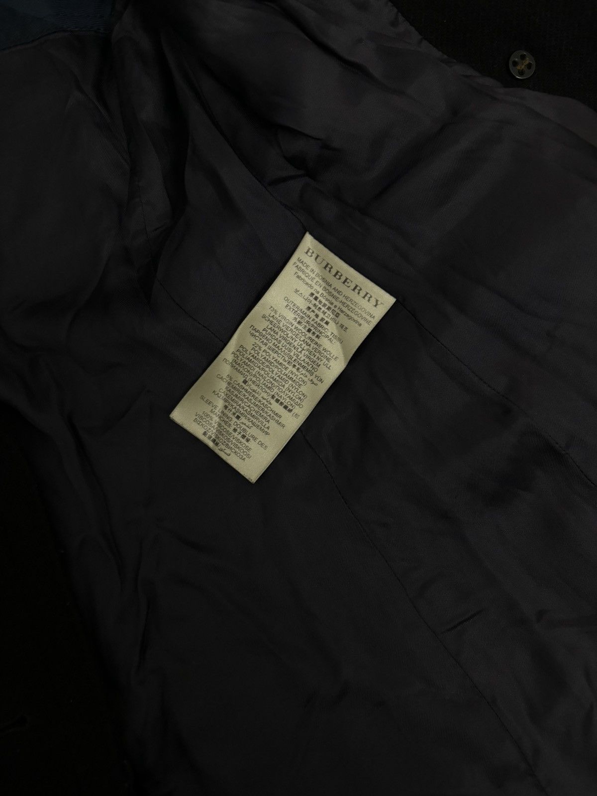 Burberry × Vintage Burberry Brit double-breasted peacoat Size XS / US 0-2 / IT 36-38 - 6 Thumbnail