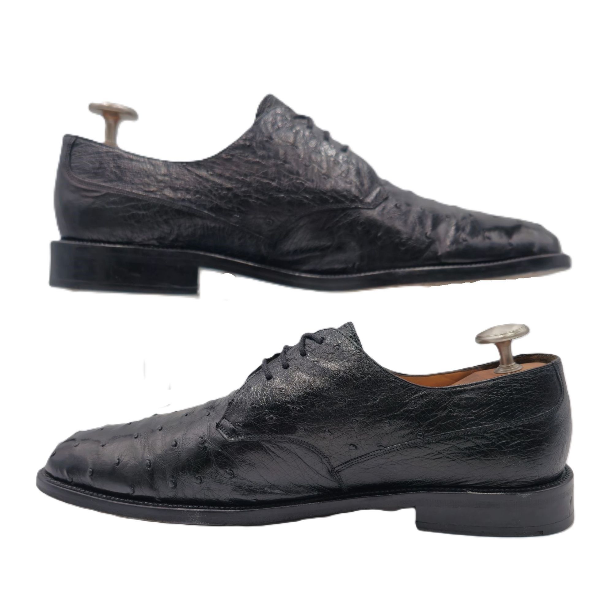 Mezlan Mezlan Platinum Exotic Full Quill Ostrich Dress Shoes 11.5 Size US 11.5 / EU 44-45 - 10 Thumbnail