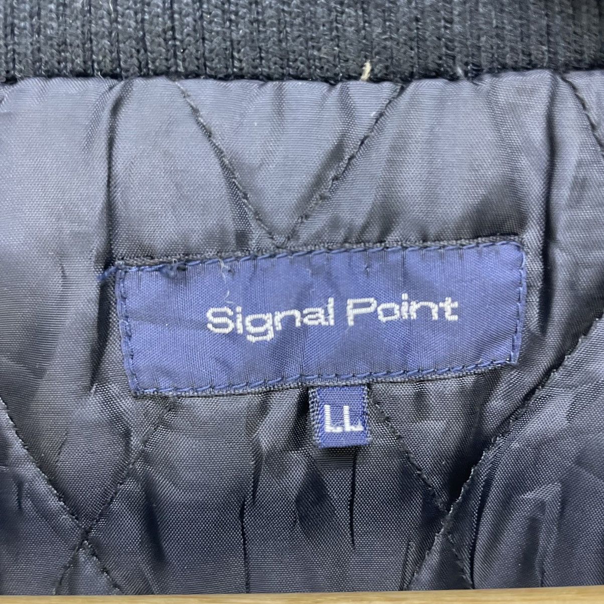 If Six Was Nine × Japanese Brand × Le Grande Bleu (L.G.B.) 💥Signal Point Bomber Jacket Size US L / EU 52-54 / 3 - 10 Thumbnail