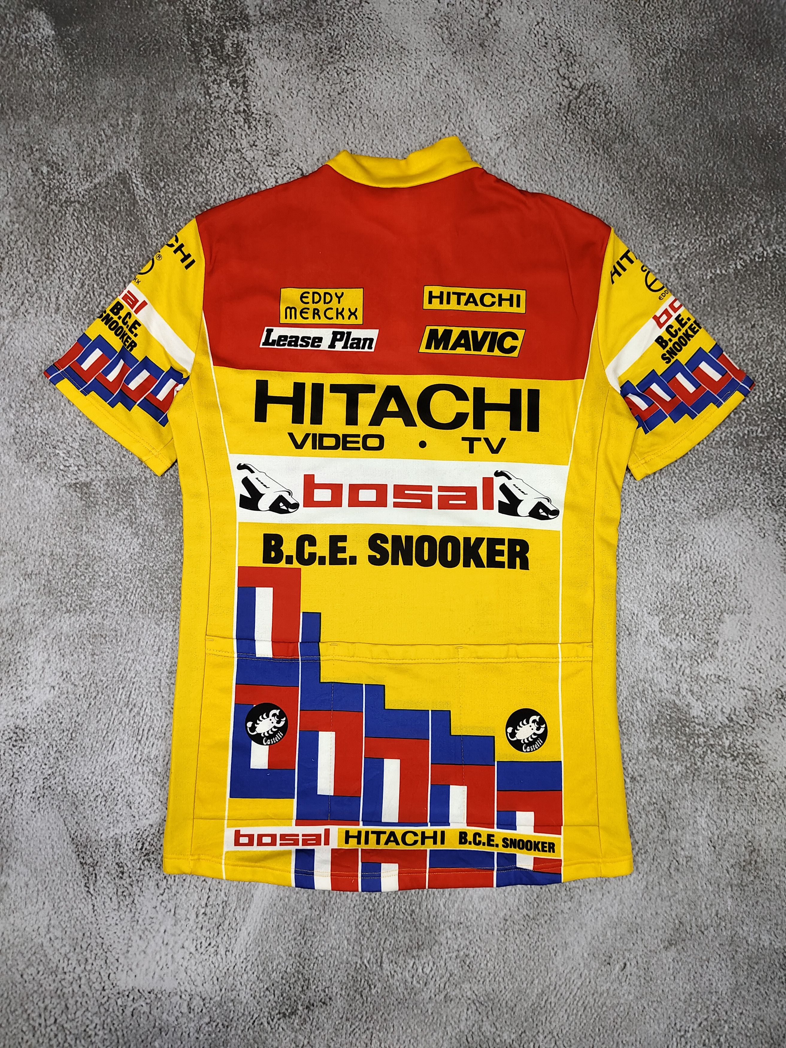 Vintage 90s Castelli🇮🇹Eddy Merckx Team Racing Tour Cycling Jersey Size US M / EU 48-50 / 2 - 6 Thumbnail