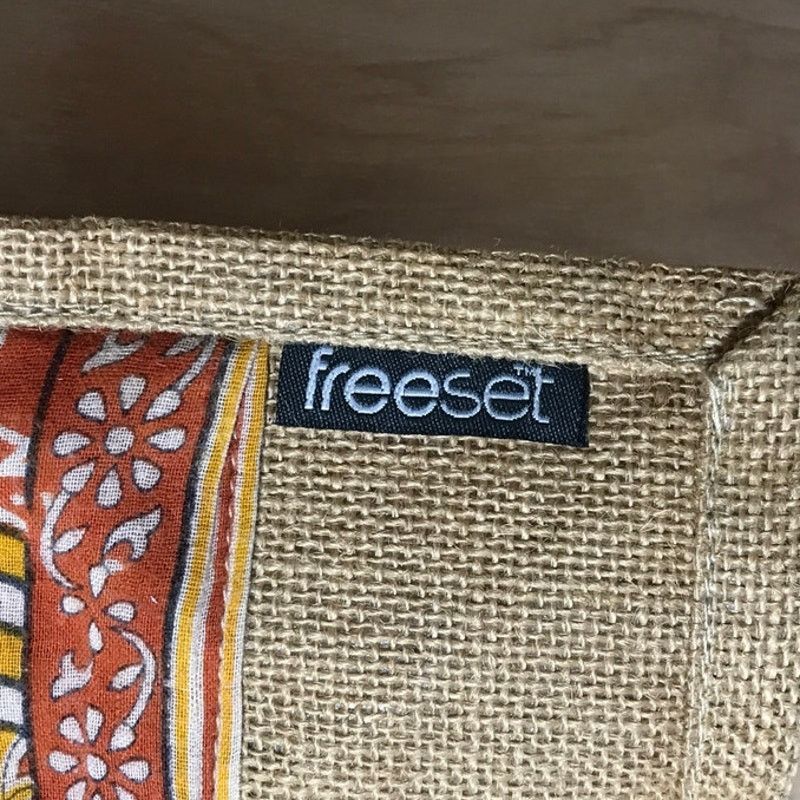 Other Freeset Burlap Wide Handle Large Tote Bag Size ONE SIZE - 5 Thumbnail