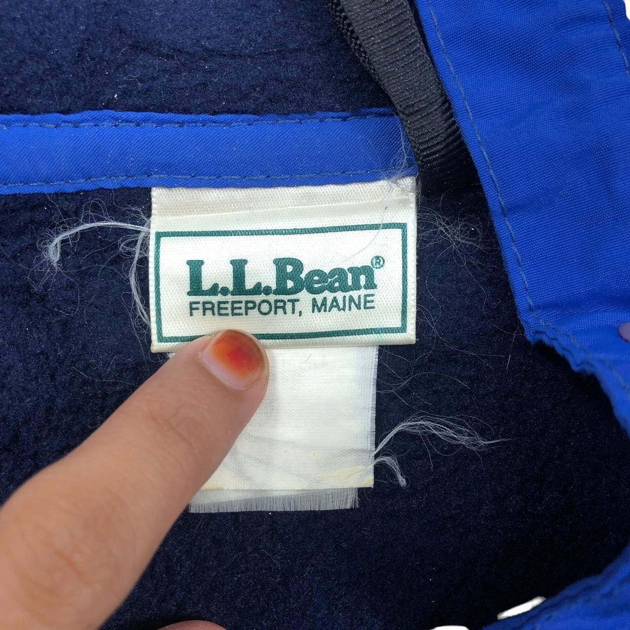 L.L. Bean Vintage L.L. BEAN USA Snap Button Fleece Jacket Windbreaker Size US XL / EU 56 / 4 - 4 Thumbnail