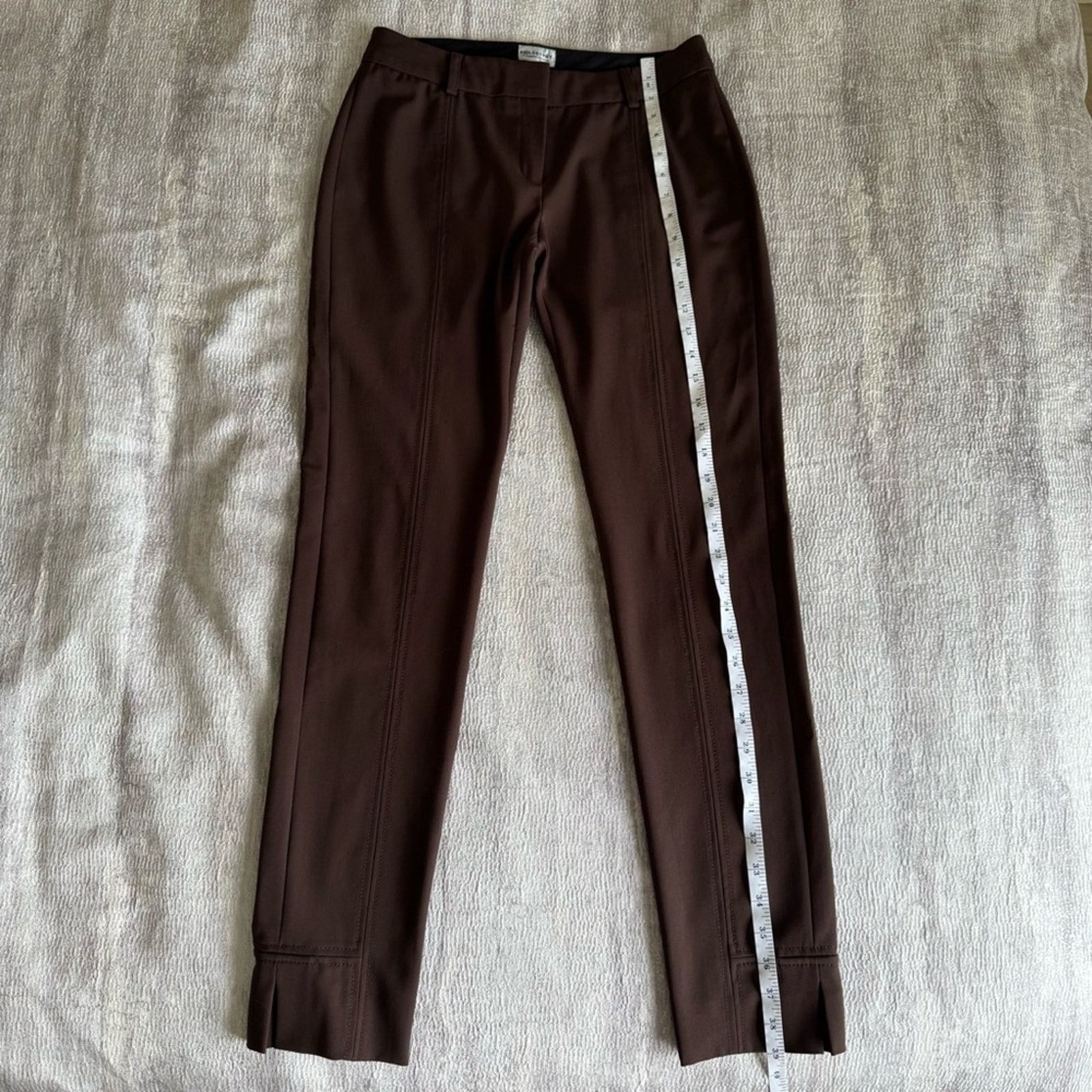 Alberta Ferretti Alberta Ferretti Chocolate Brown Trousers, Size 4 Size 27" / US 4 / IT 40 - 10 Thumbnail