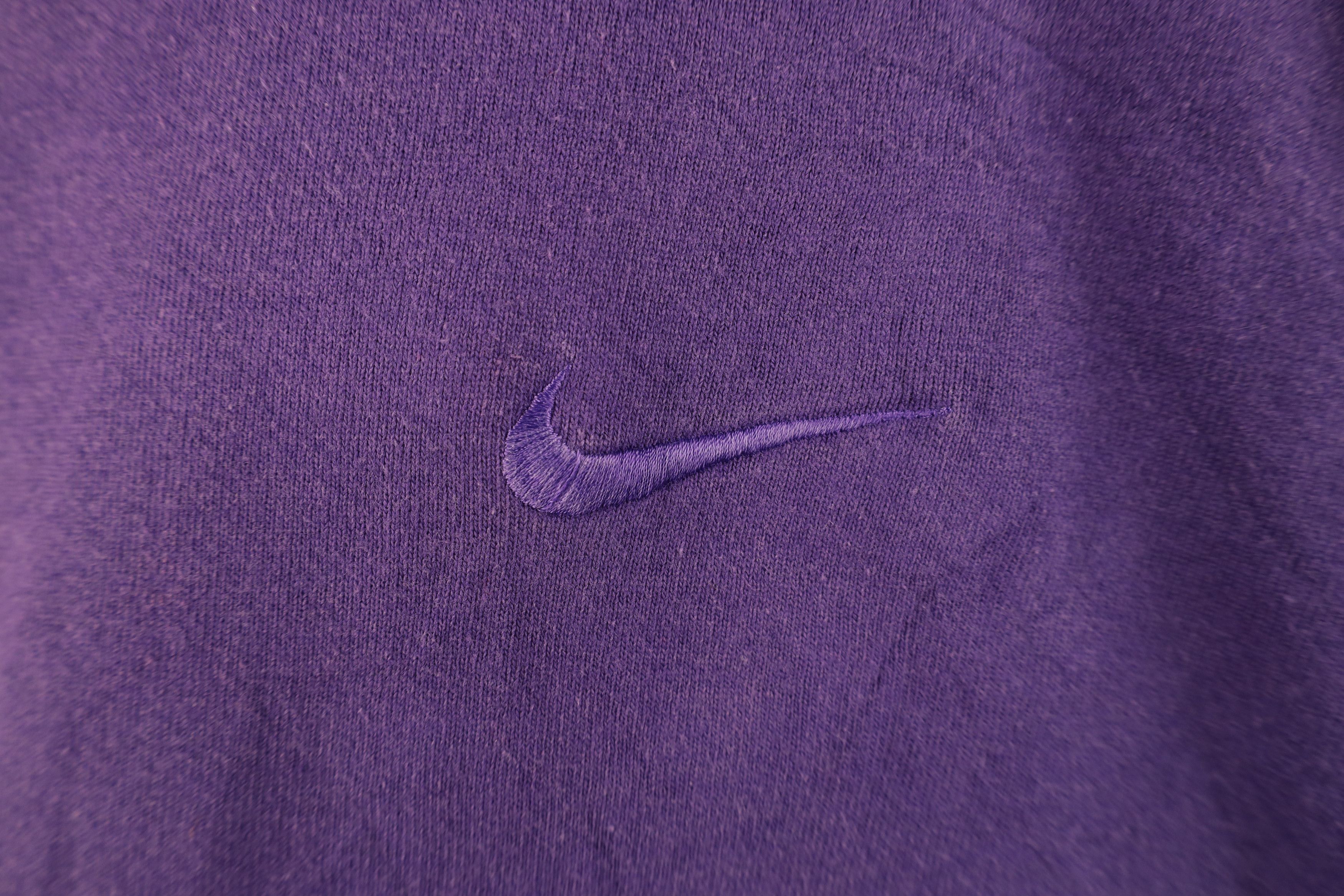 Nike Vintage 90s Nike Scott Mini Swoosh Sweatshirt Purple USA Size US XXL / EU 58 / 5 - 4 Thumbnail