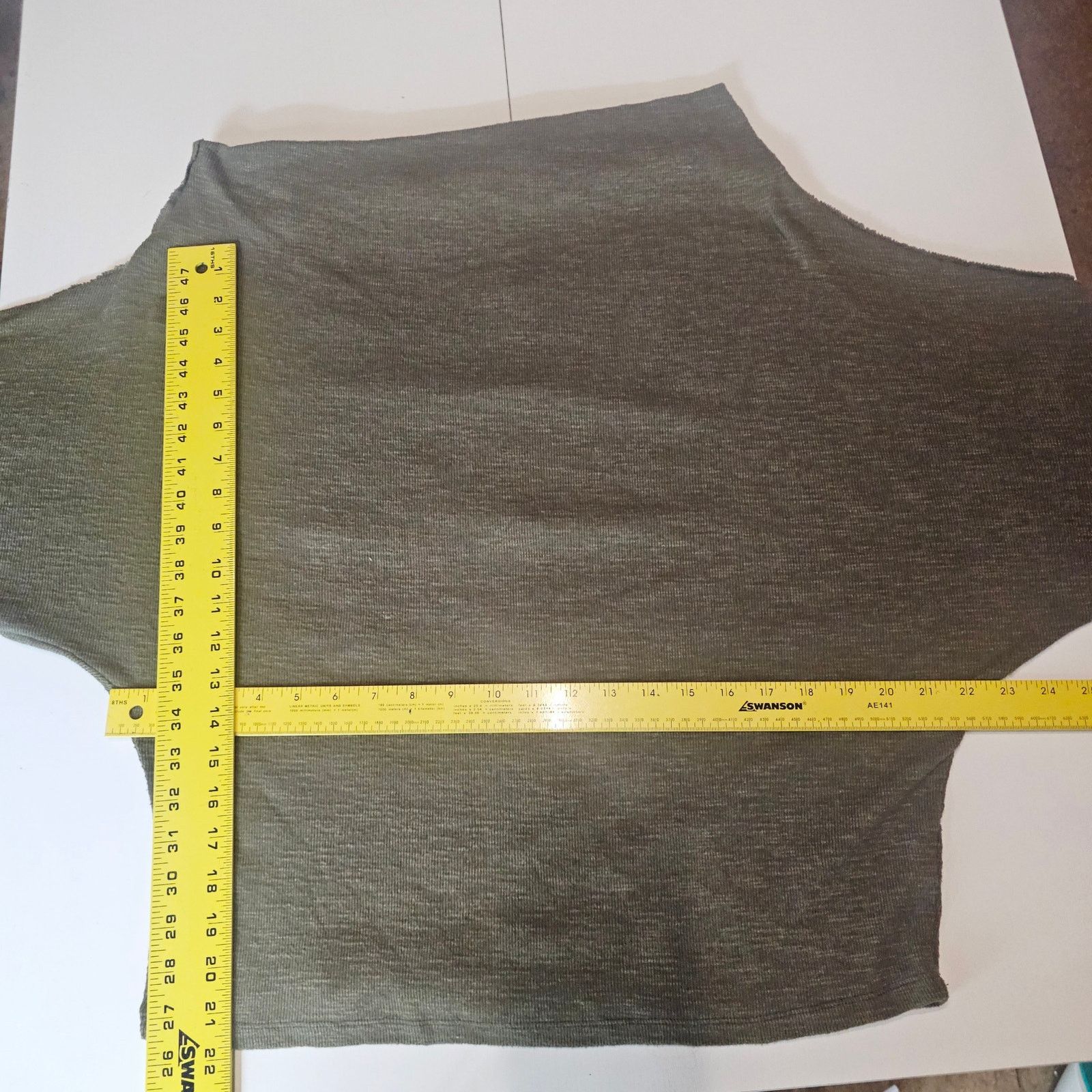 Free People We The Free People Skyline Thermal Olive Green Top Slouchy M Size M / US 6-8 / IT 42-44 - 7 Thumbnail