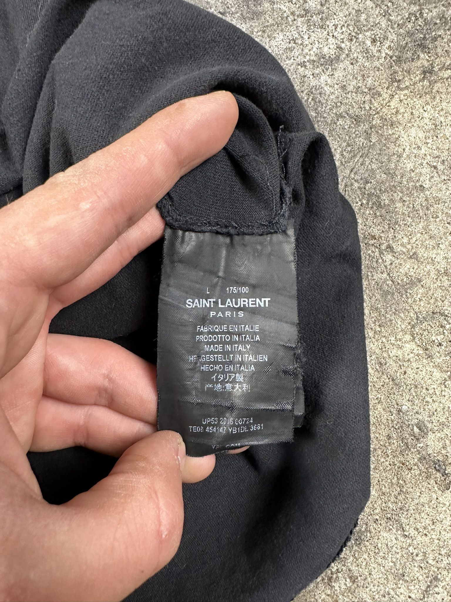 Hedi Slimane × Saint Laurent Paris Saint Laurent Paris Sweet Dreams Shark T-shirt Hedi Slimane Size US L / EU 52-54 / 3 - 9 Thumbnail