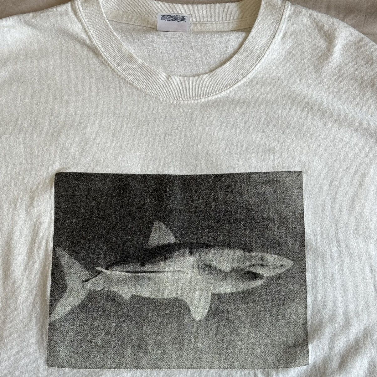 Supreme MISPRINT 2011 Shark Long Sleeve Mirror Logo L/S Shirt Size US L / EU 52-54 / 3 - 11 Thumbnail