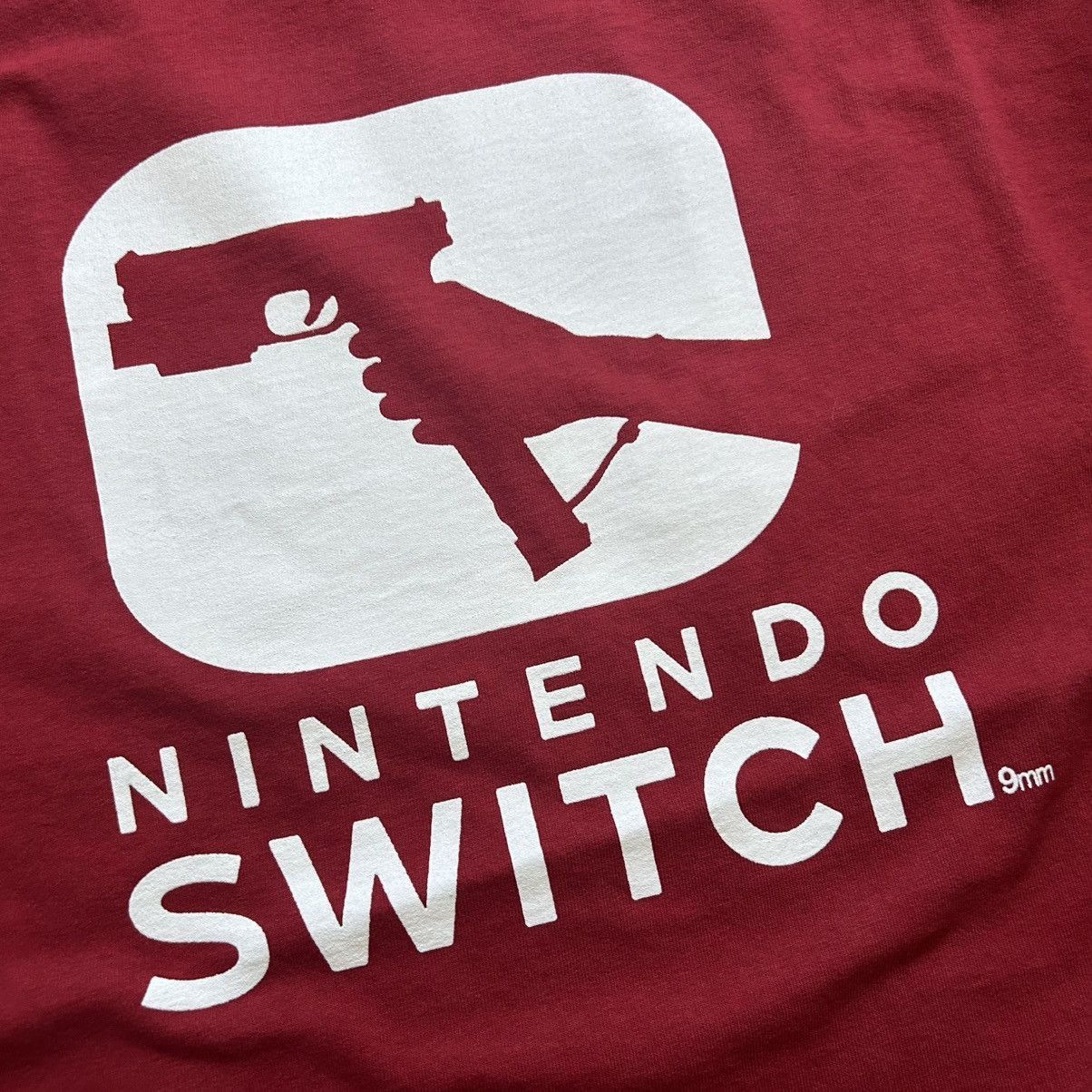 Revenge Nintendo switch 2 tee | Spencer’s GLOCK novelty sleaze Size US L / EU 52-54 / 3 - 5 Thumbnail