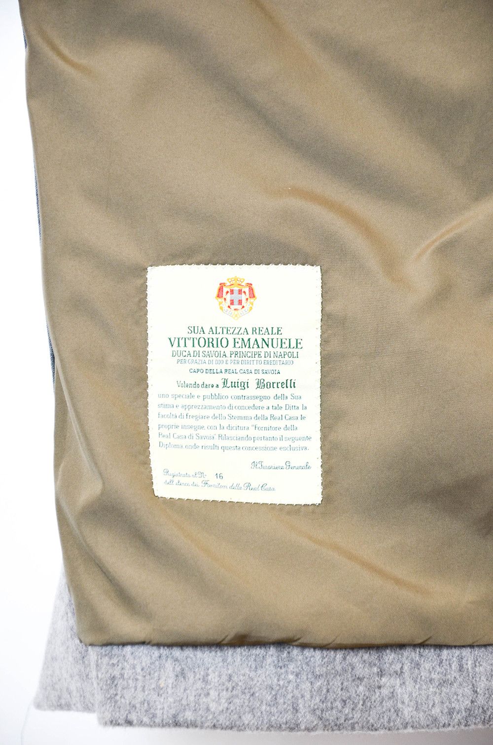 Luigi Borrelli Luigi Borrelli Napoli Grey Wool Coat - Size 50 Size US M / EU 48-50 / 2 - 12 Thumbnail